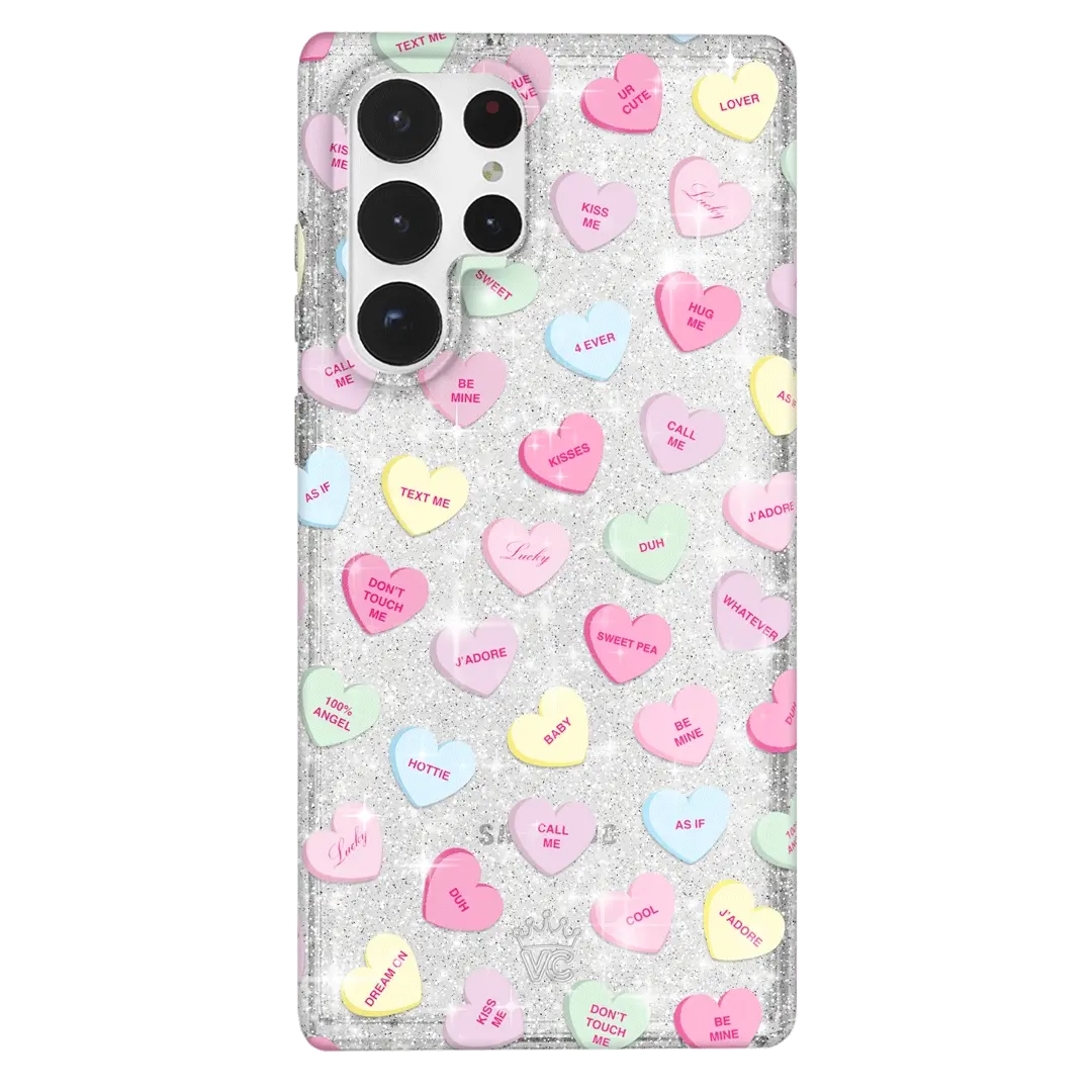 Sweet Hearts Glitter Samsung Case - Image 26