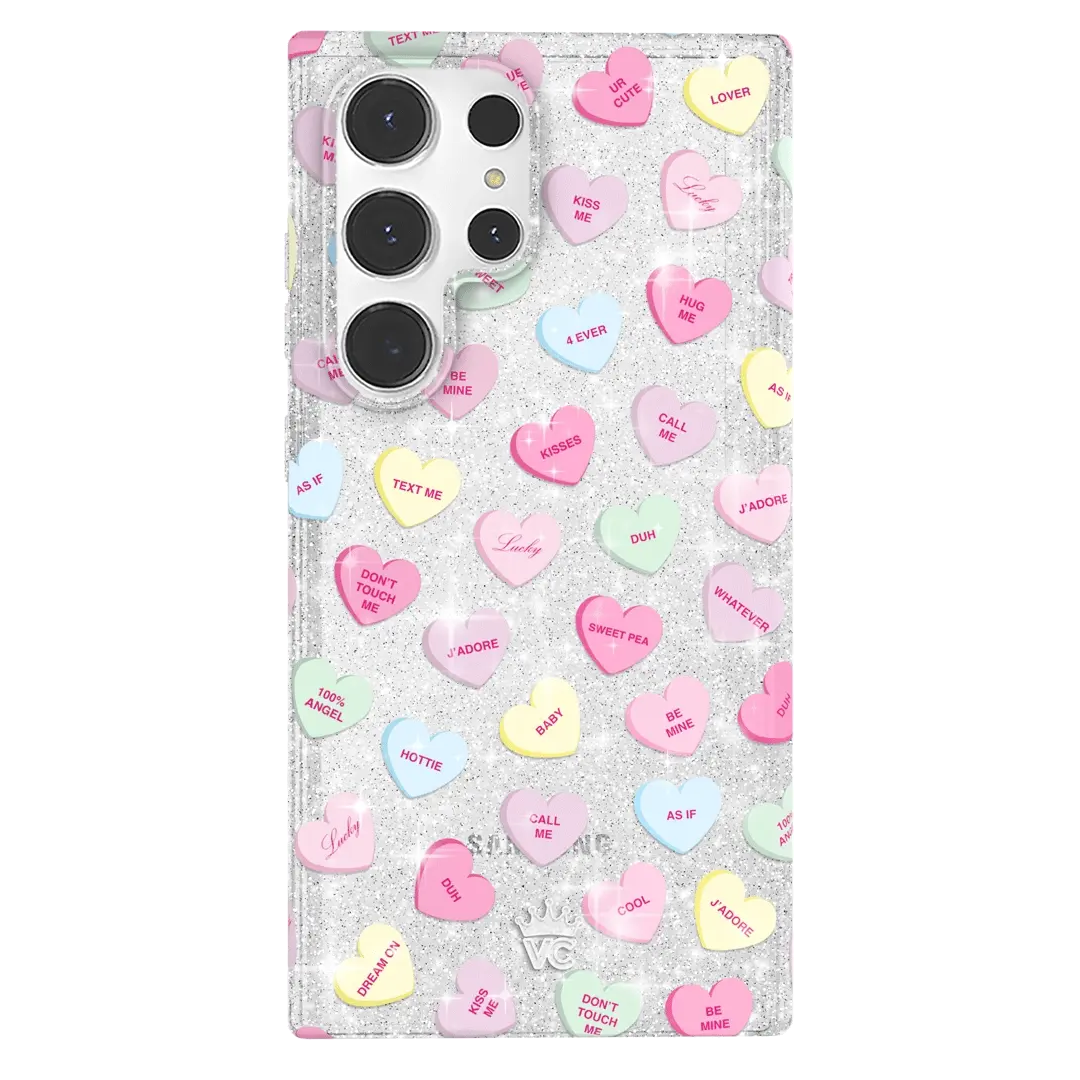 Sweet Hearts Glitter Samsung Case - Image 41