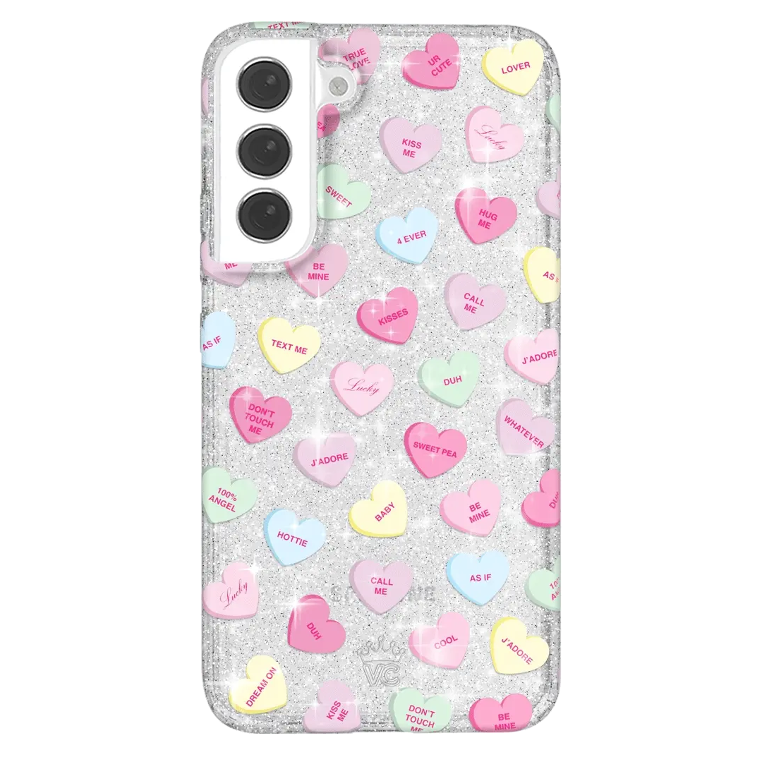 Sweet Hearts Glitter Samsung Case - Image 6