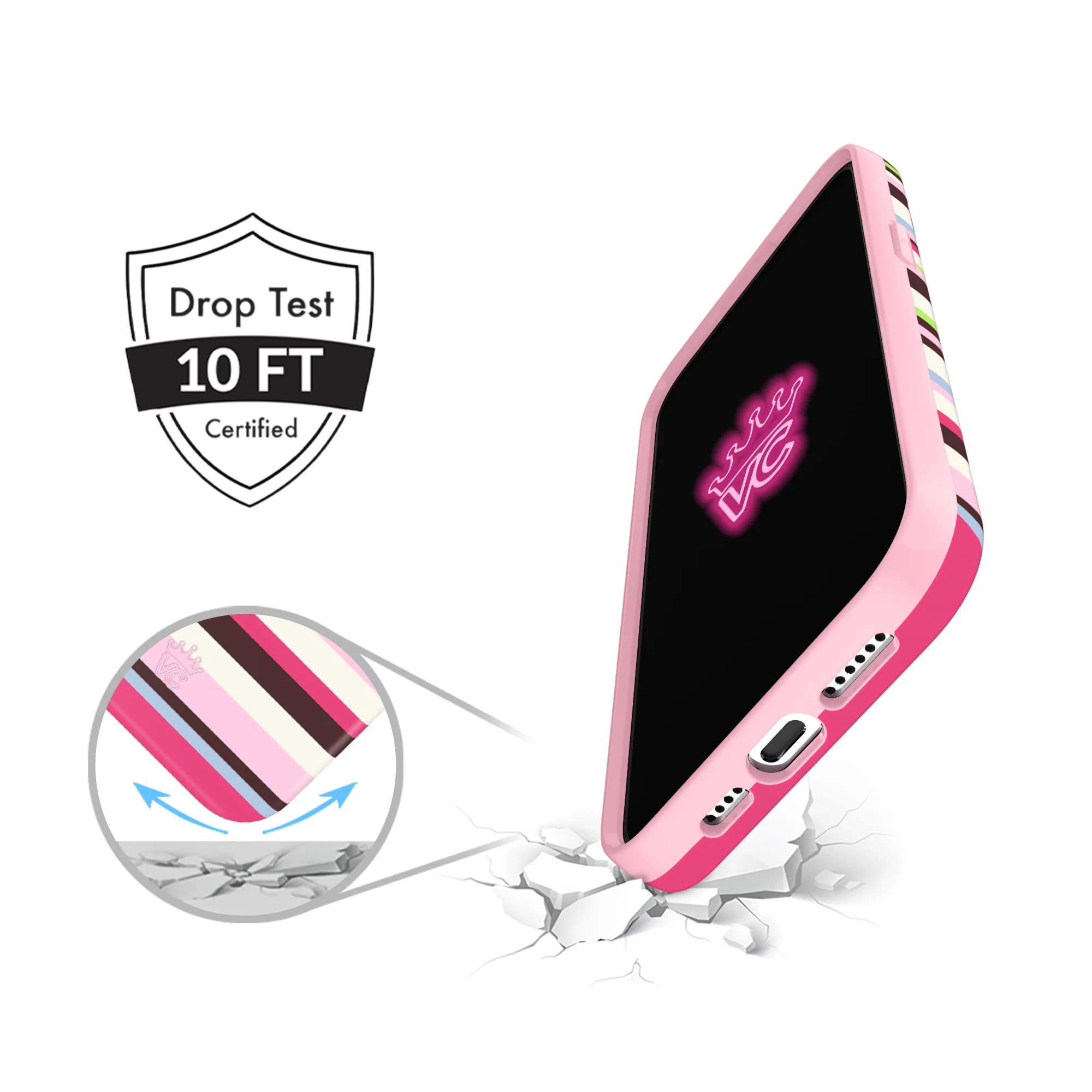 Sweet Treat Stripes iPhone Case - Image 12