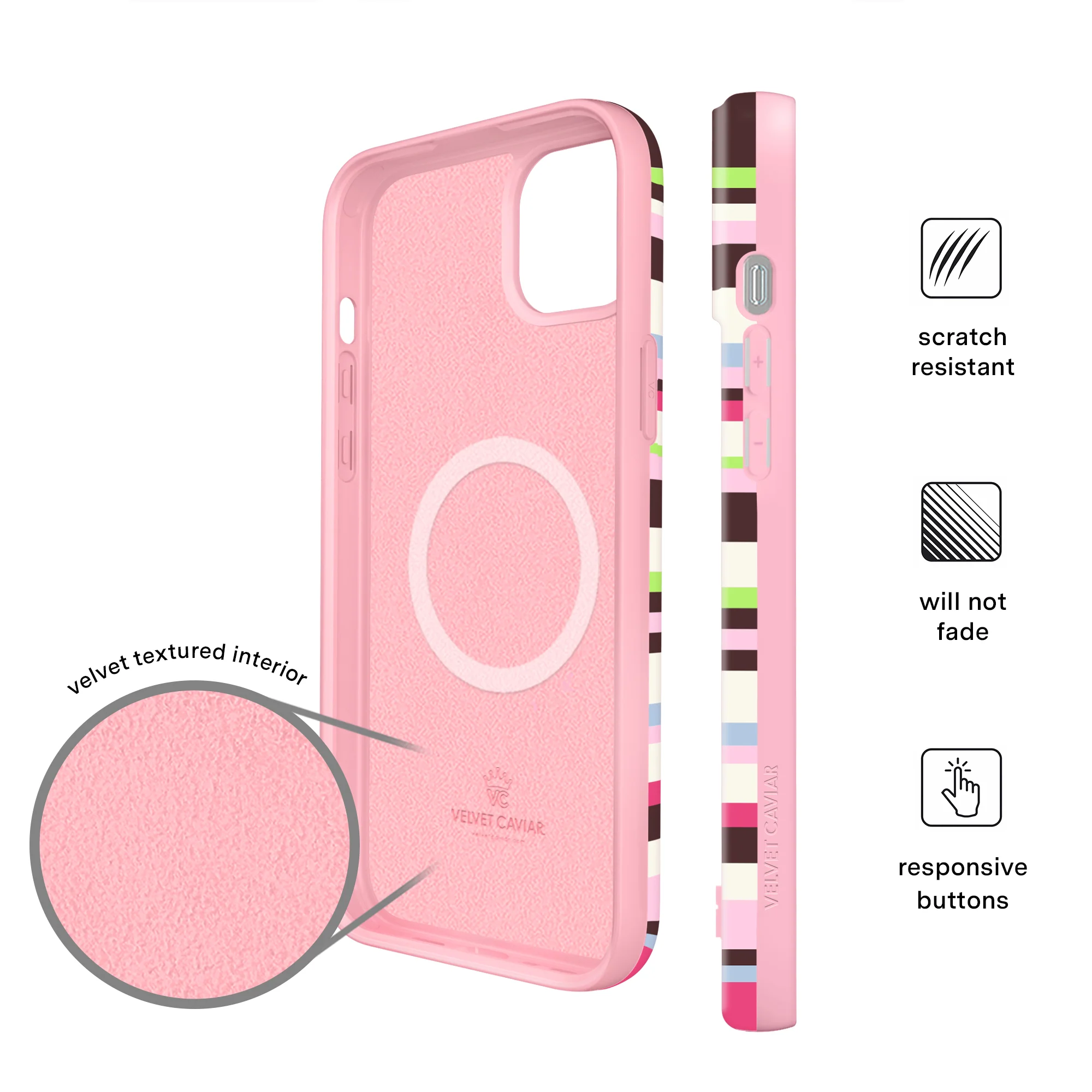 Sweet Treat Stripes iPhone Case - Image 25