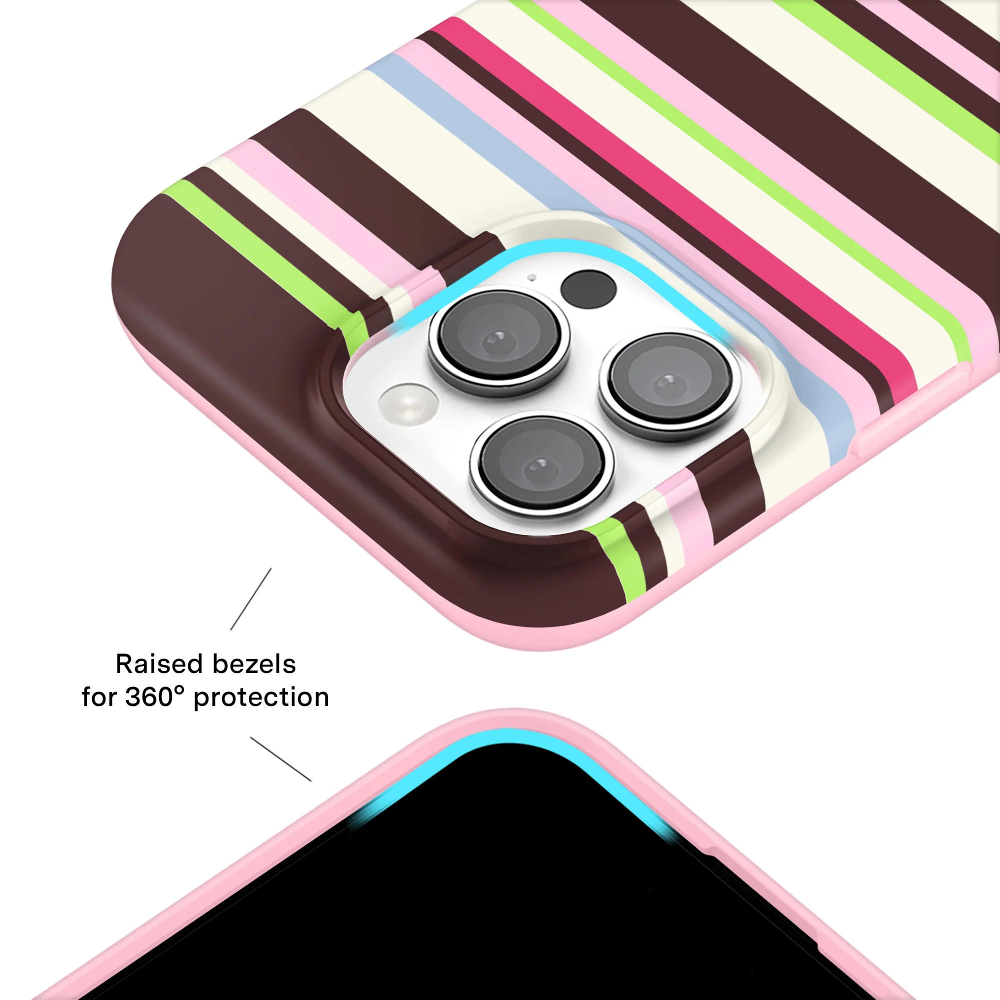 Sweet Treat Stripes iPhone Case - Image 28