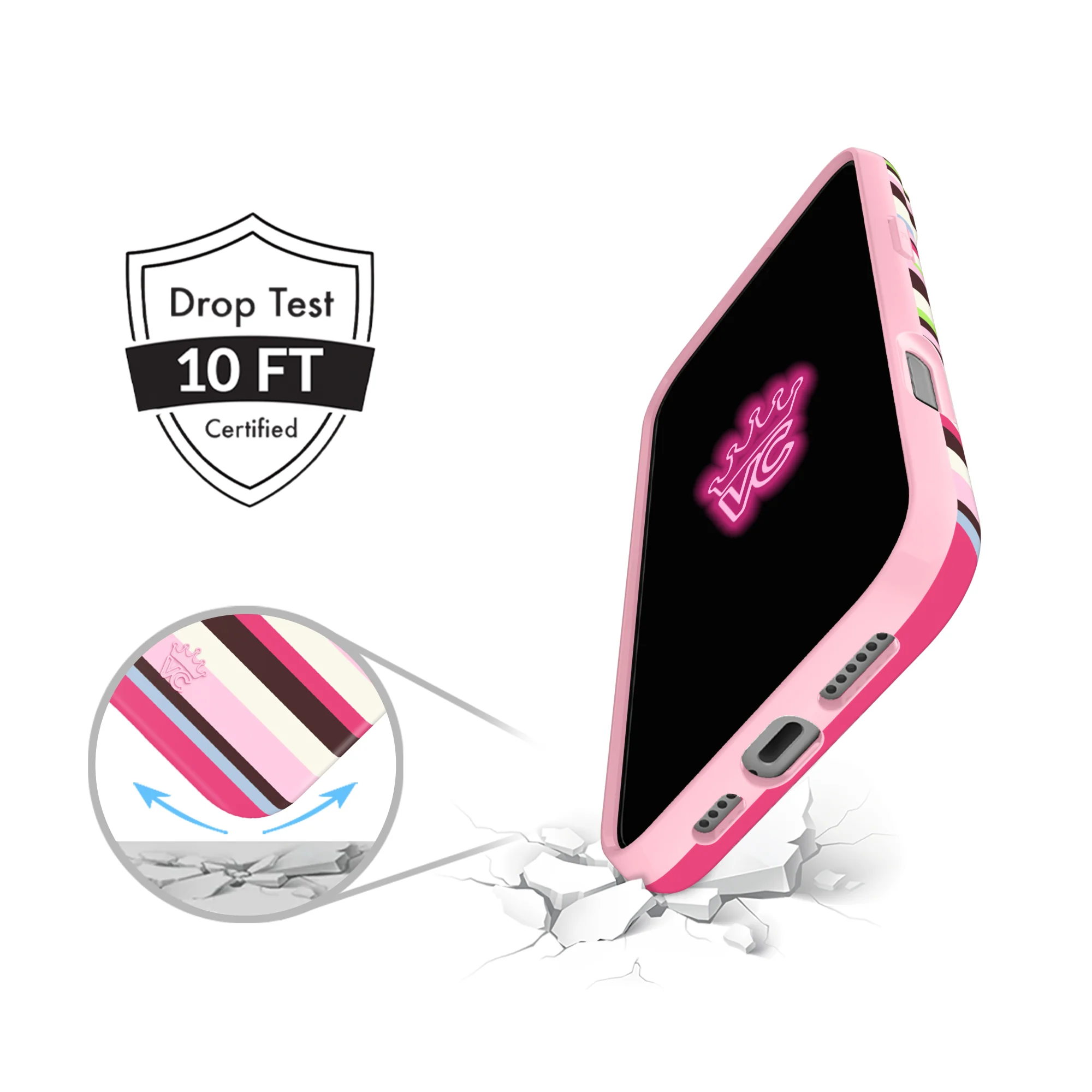 Sweet Treat Stripes iPhone Case - Image 42