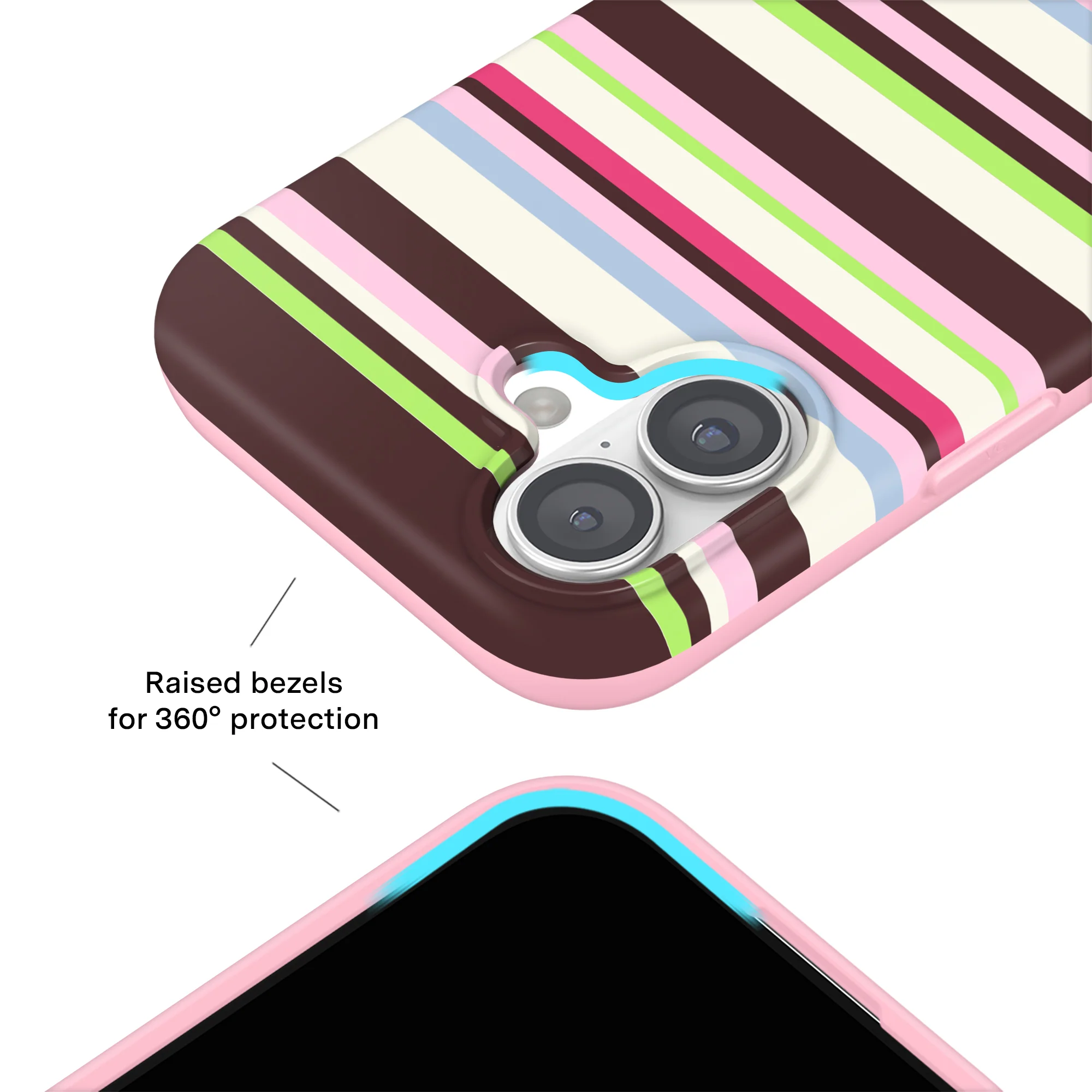 Sweet Treat Stripes iPhone Case - Image 43