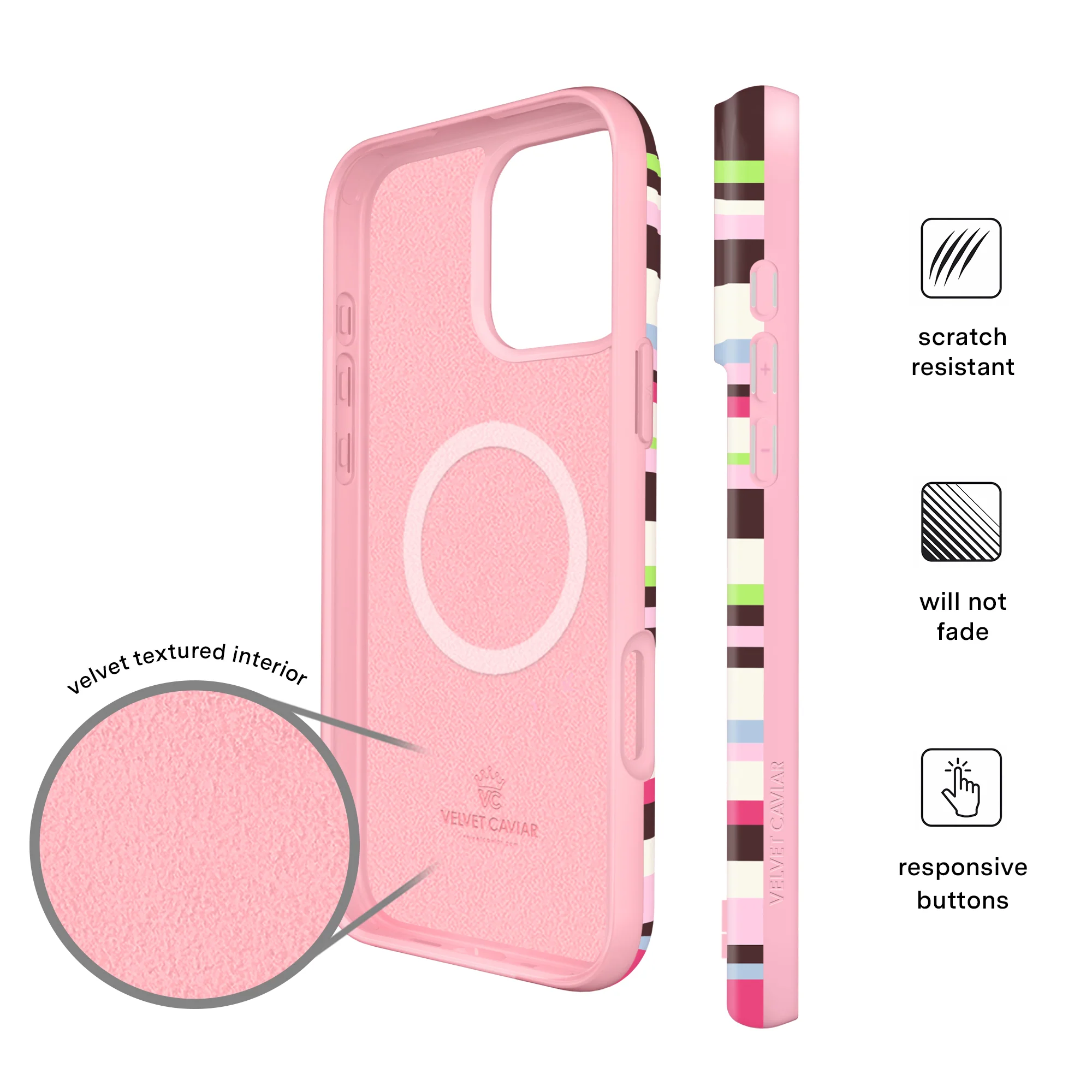 Sweet Treat Stripes iPhone Case - Image 55