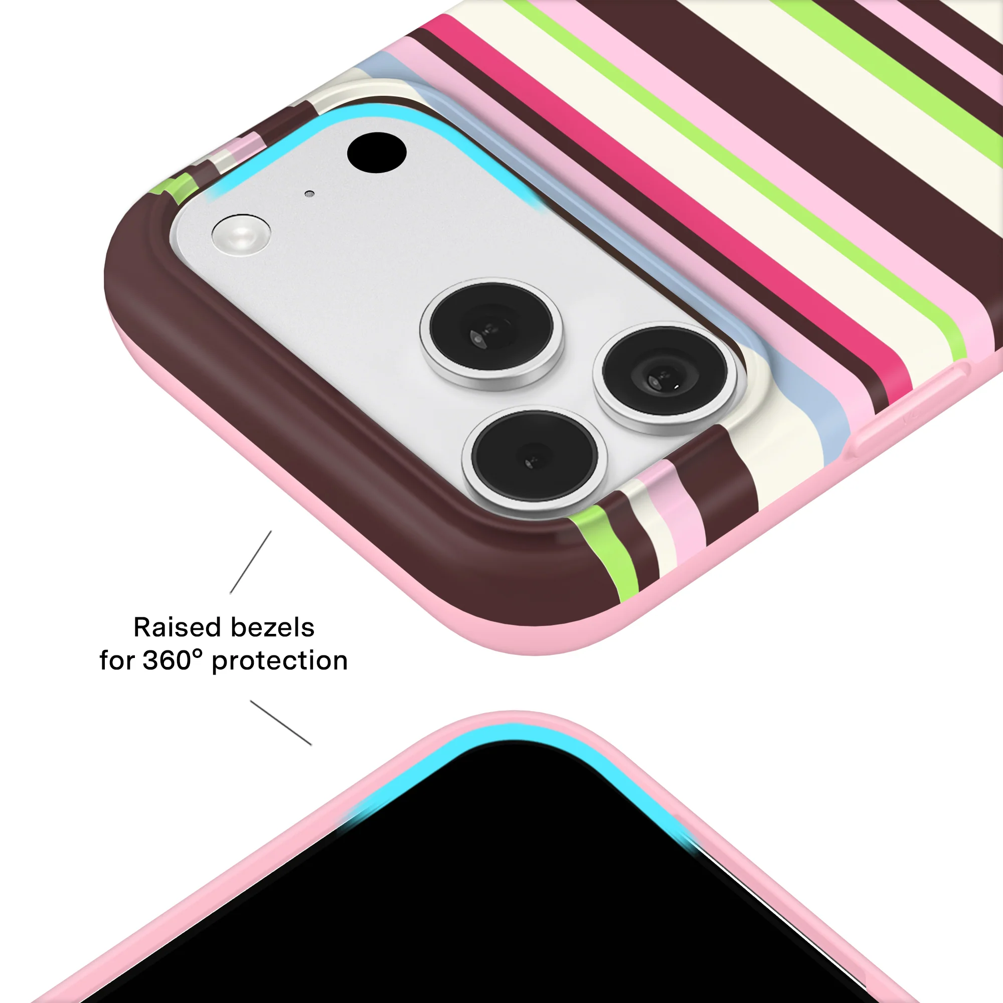 Sweet Treat Stripes iPhone Case - Image 68