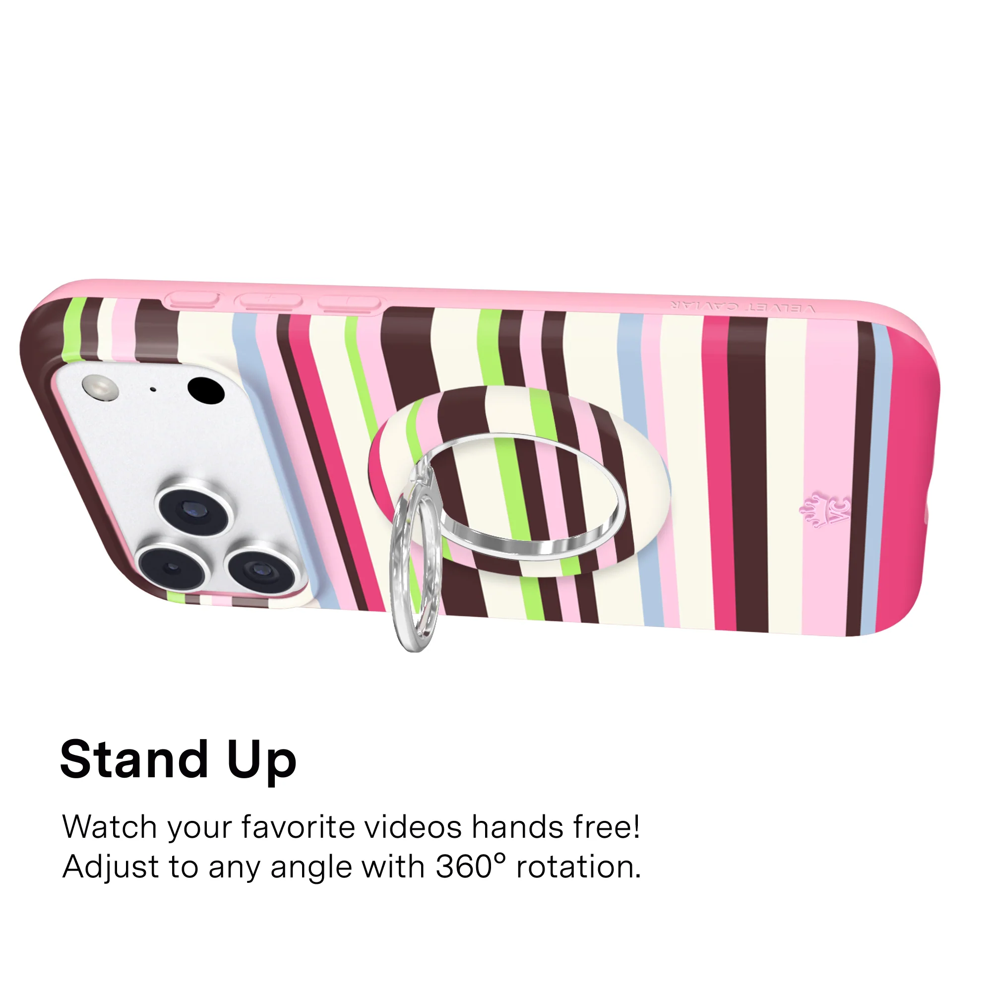 Sweet Treat Stripes MagSafe Grip Ring - Image 5