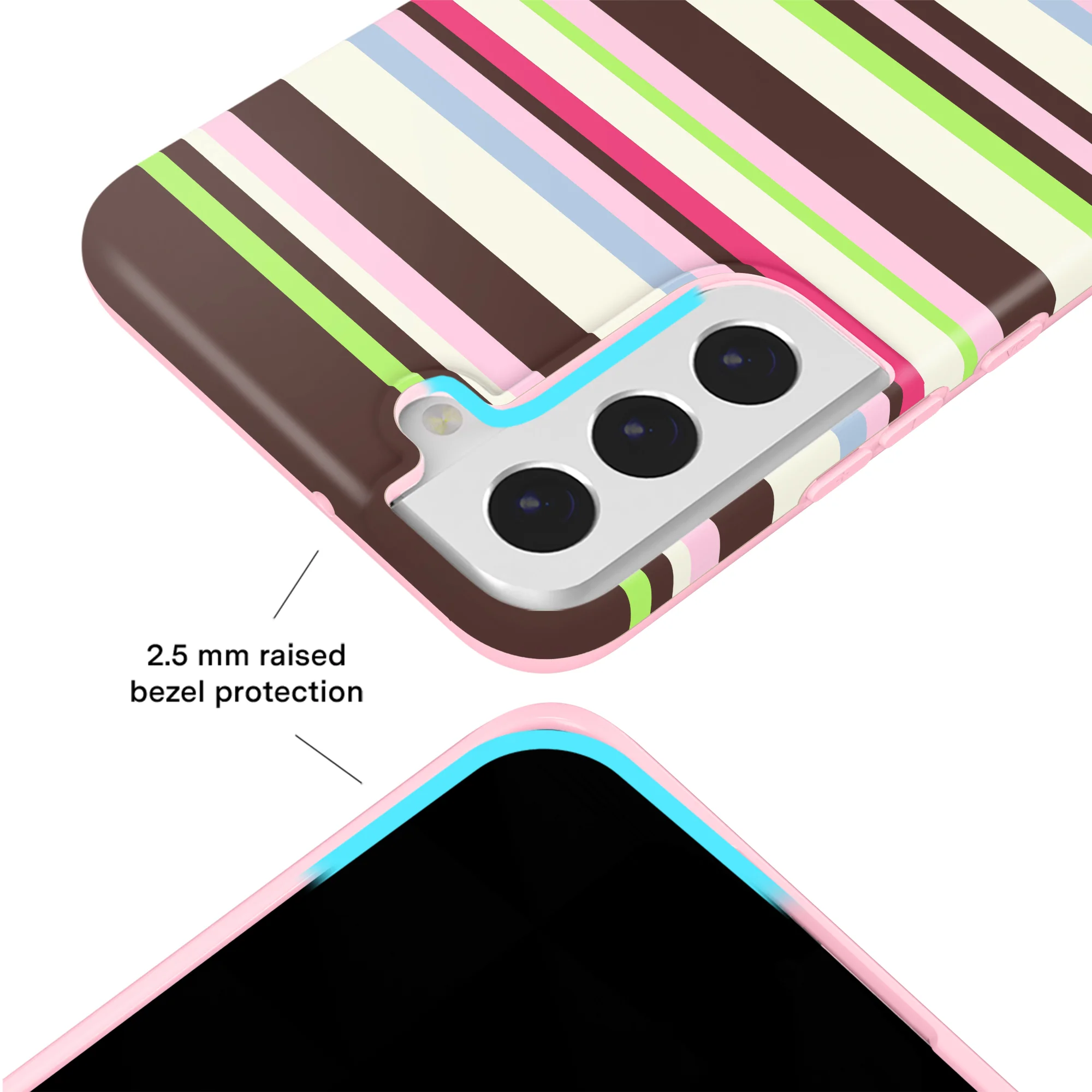 Sweet Treat Stripes Samsung Case - Image 3
