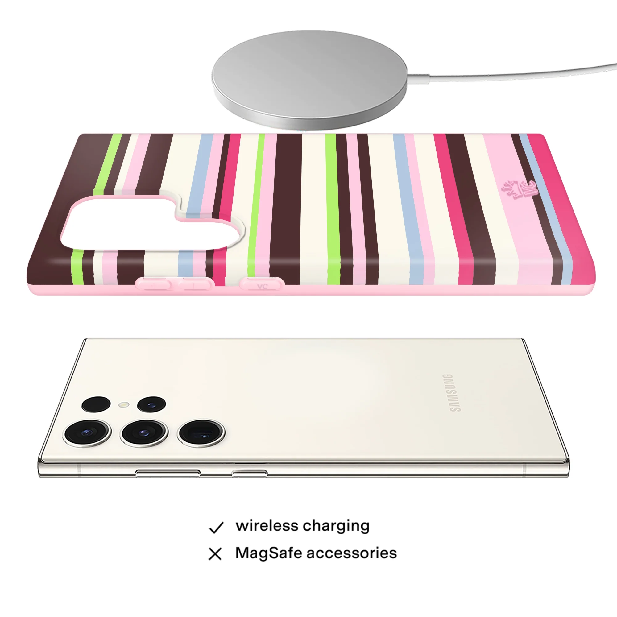 Sweet Treat Stripes Samsung Case - Image 44