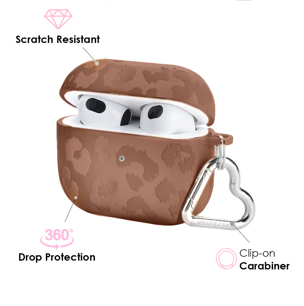 Chocolate Leopard AirPod Case - Image 10