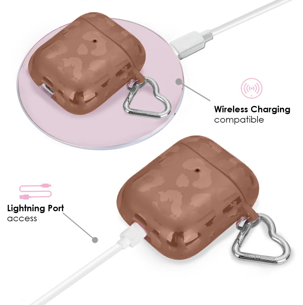 Chocolate Leopard AirPod Case - Image 3
