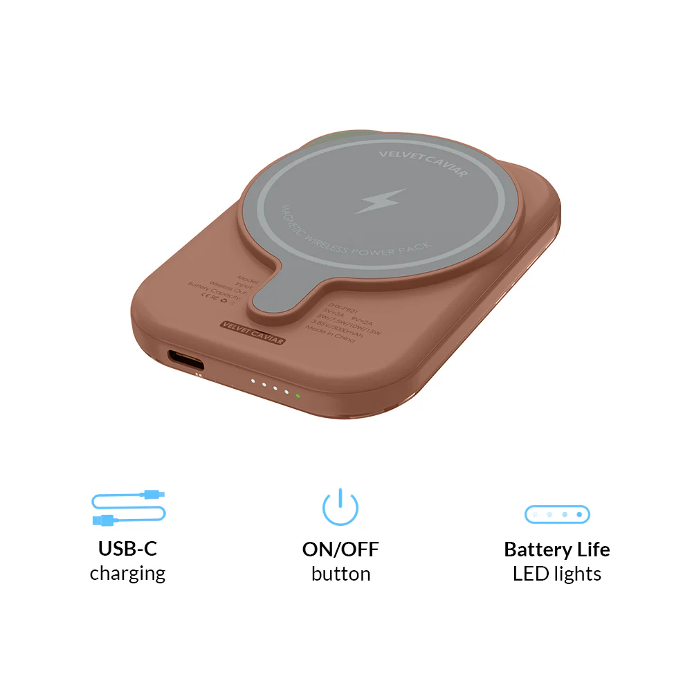 Chocolate Leopard MagSafe Battery Power Pack - Image 5