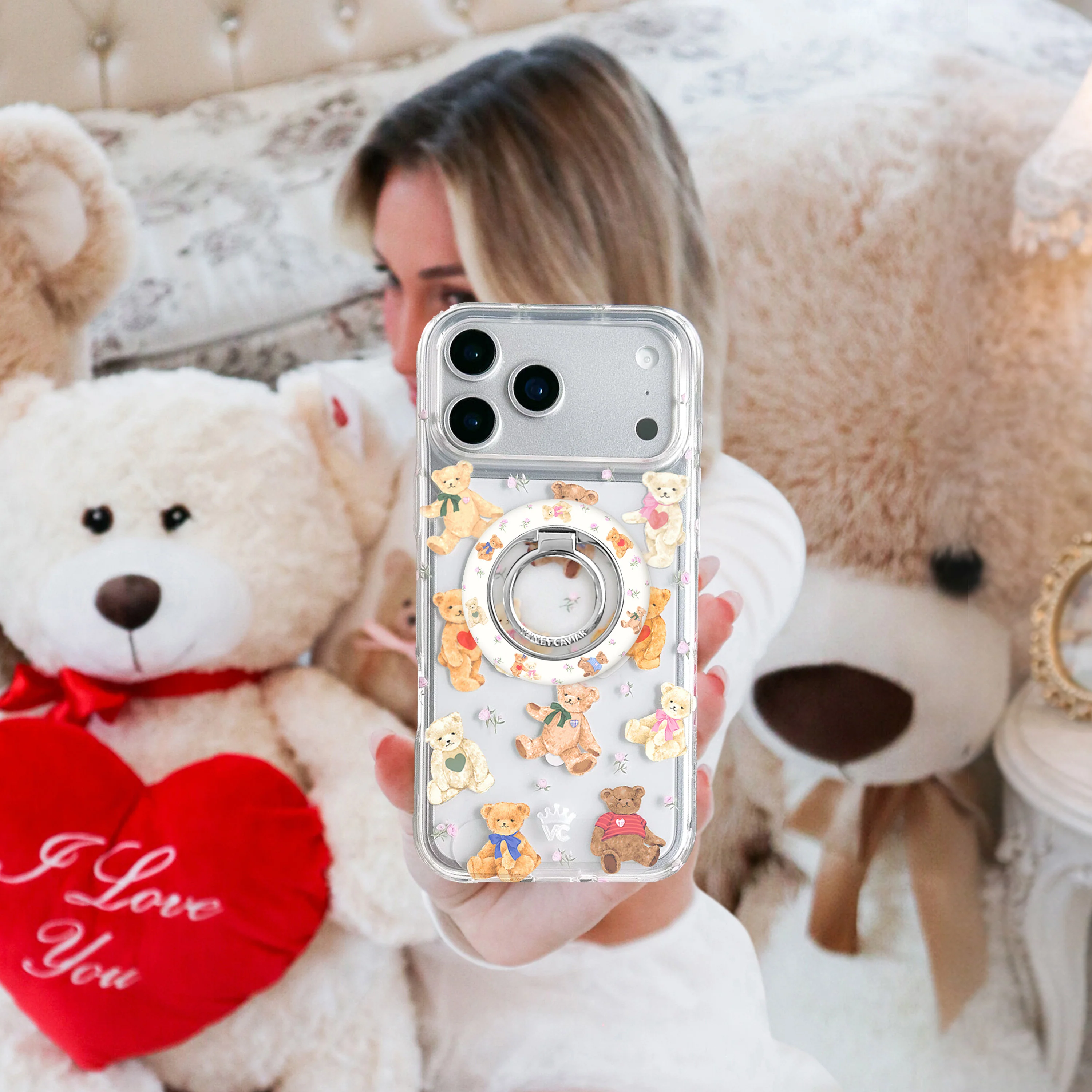 Teddy Bear MagSafe Grip Ring - Image 2