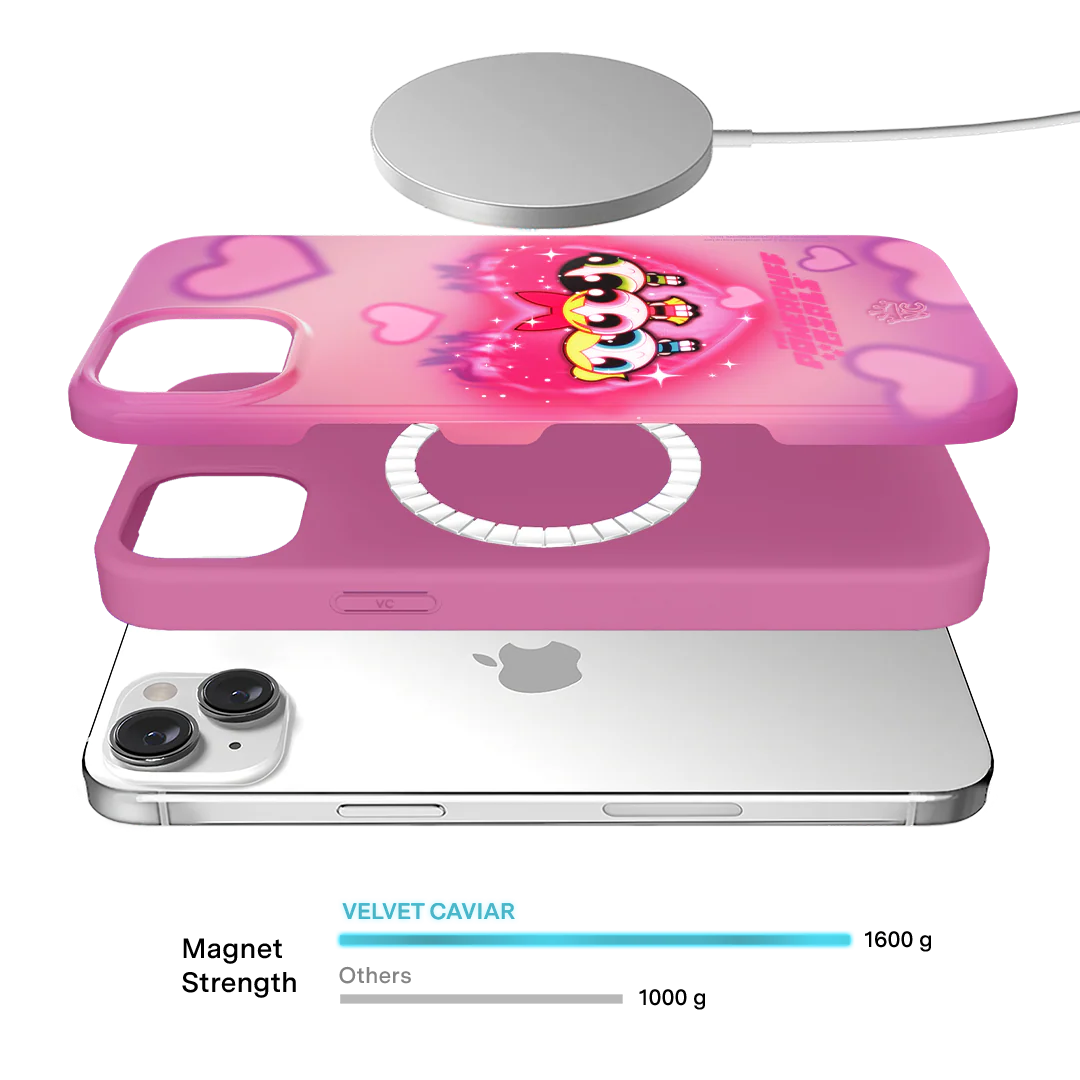 The Powerpuff Girls Airbrush Hearts iPhone Case - Image 102