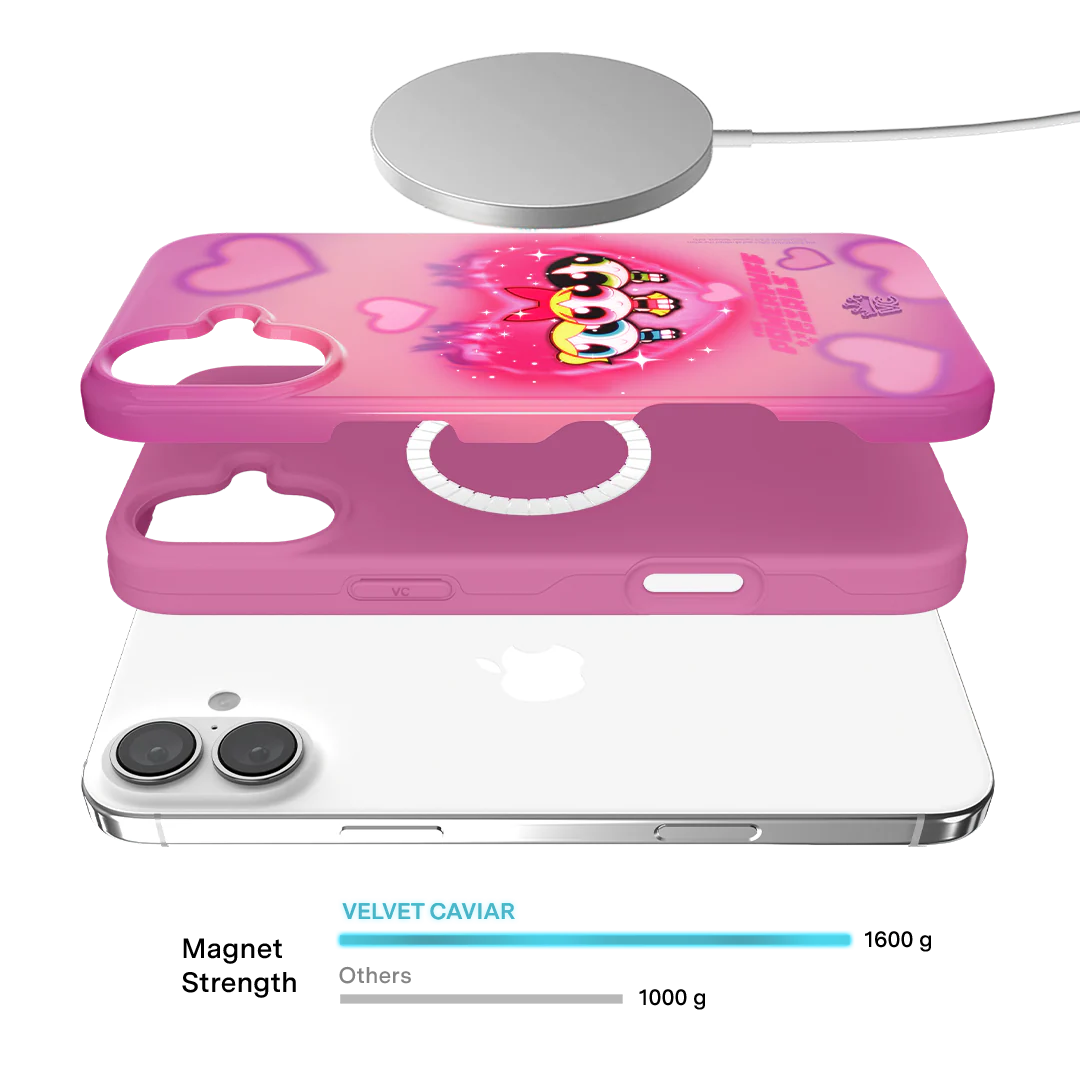 The Powerpuff Girls Airbrush Hearts iPhone Case - Image 25