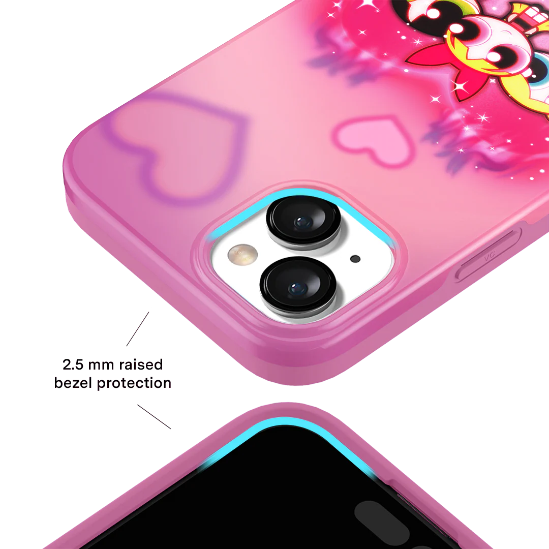 The Powerpuff Girls Airbrush Hearts iPhone Case - Image 31