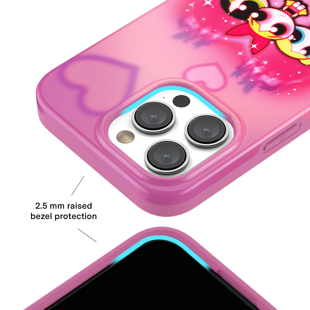 The Powerpuff Girls Airbrush Hearts iPhone Case - Image 45