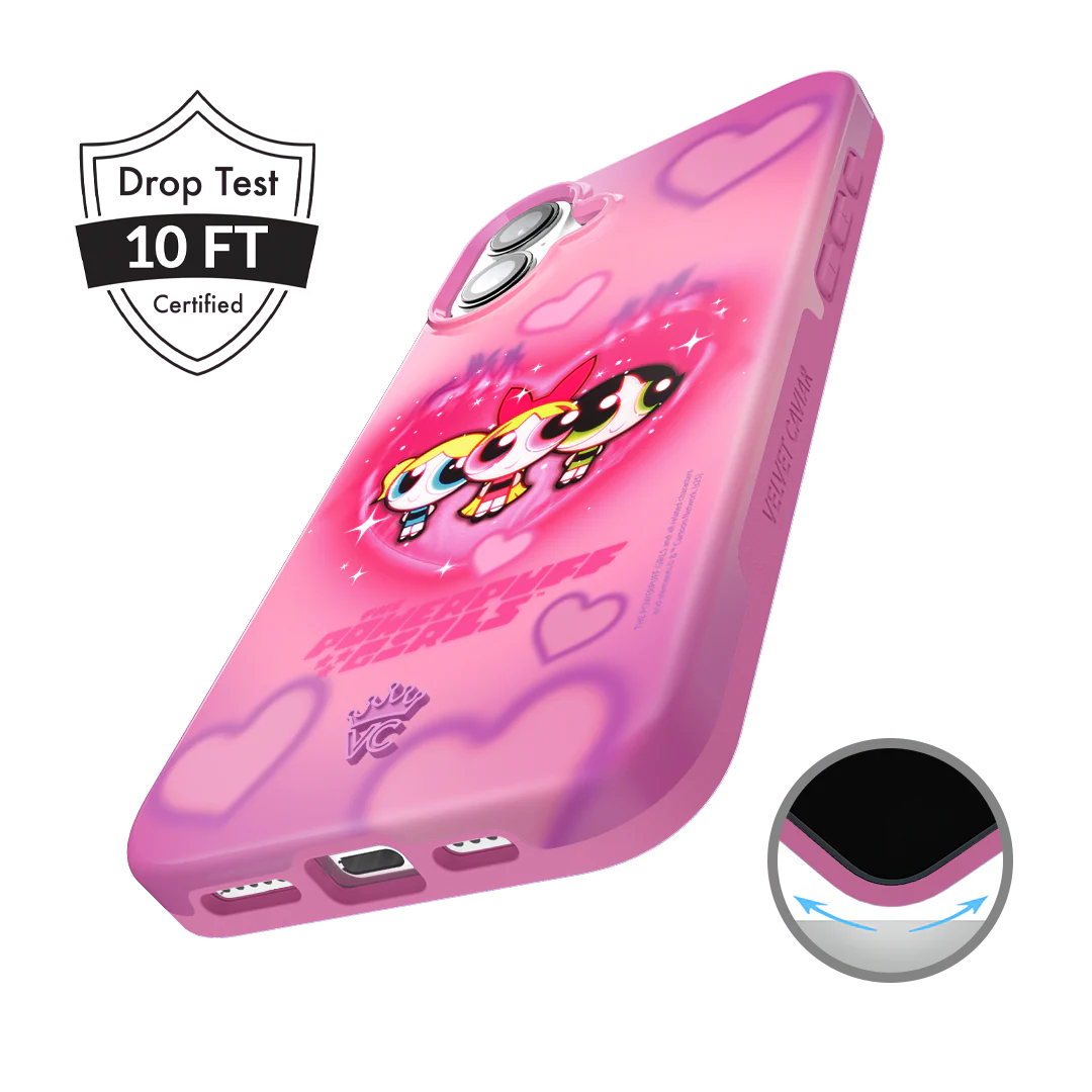 The Powerpuff Girls Airbrush Hearts iPhone Case - Image 5
