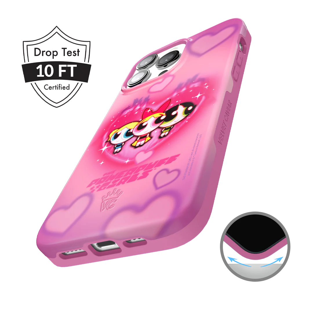 The Powerpuff Girls Airbrush Hearts iPhone Case - Image 68