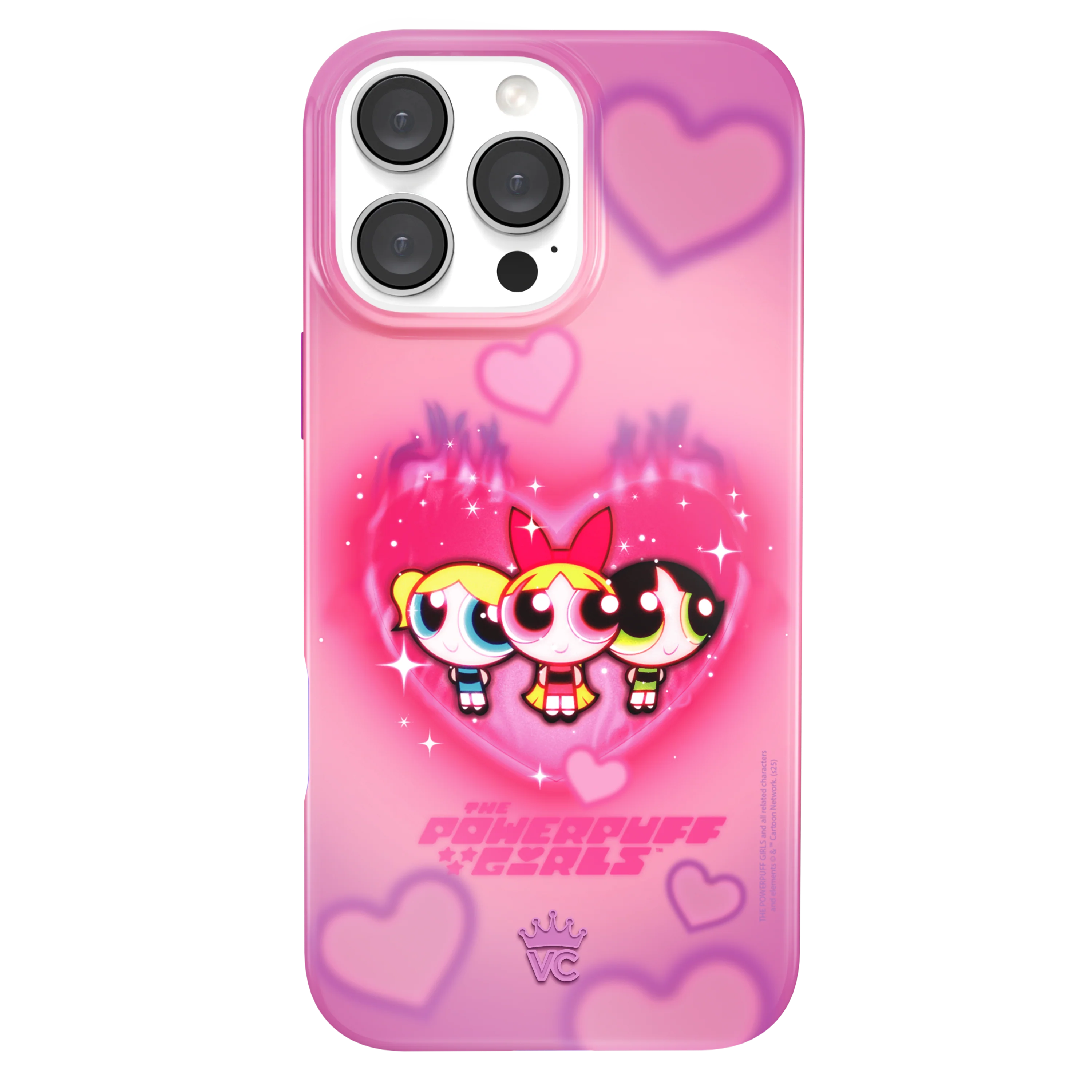 The Powerpuff Girls Airbrush Hearts iPhone Case - Image 8