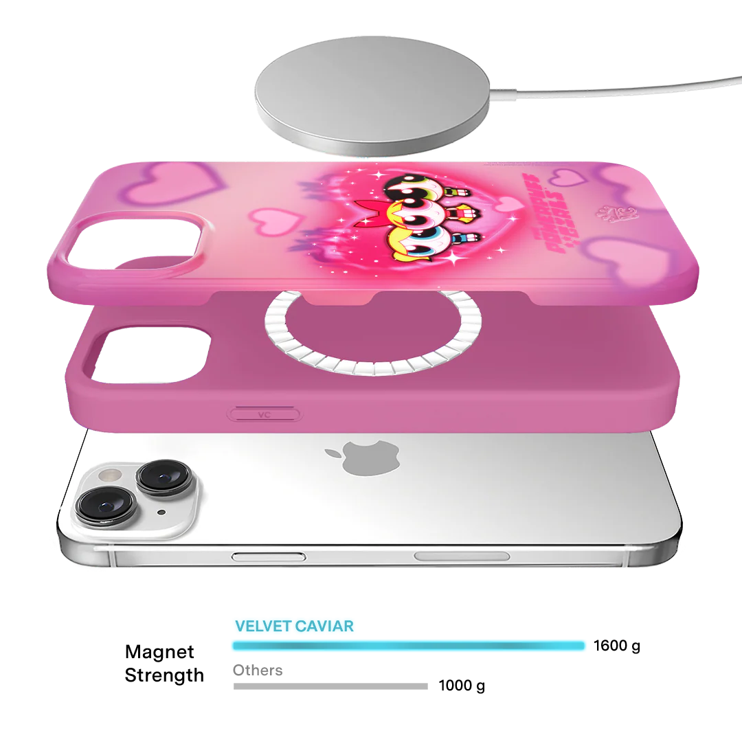 The Powerpuff Girls Airbrush Hearts iPhone Case - Image 81