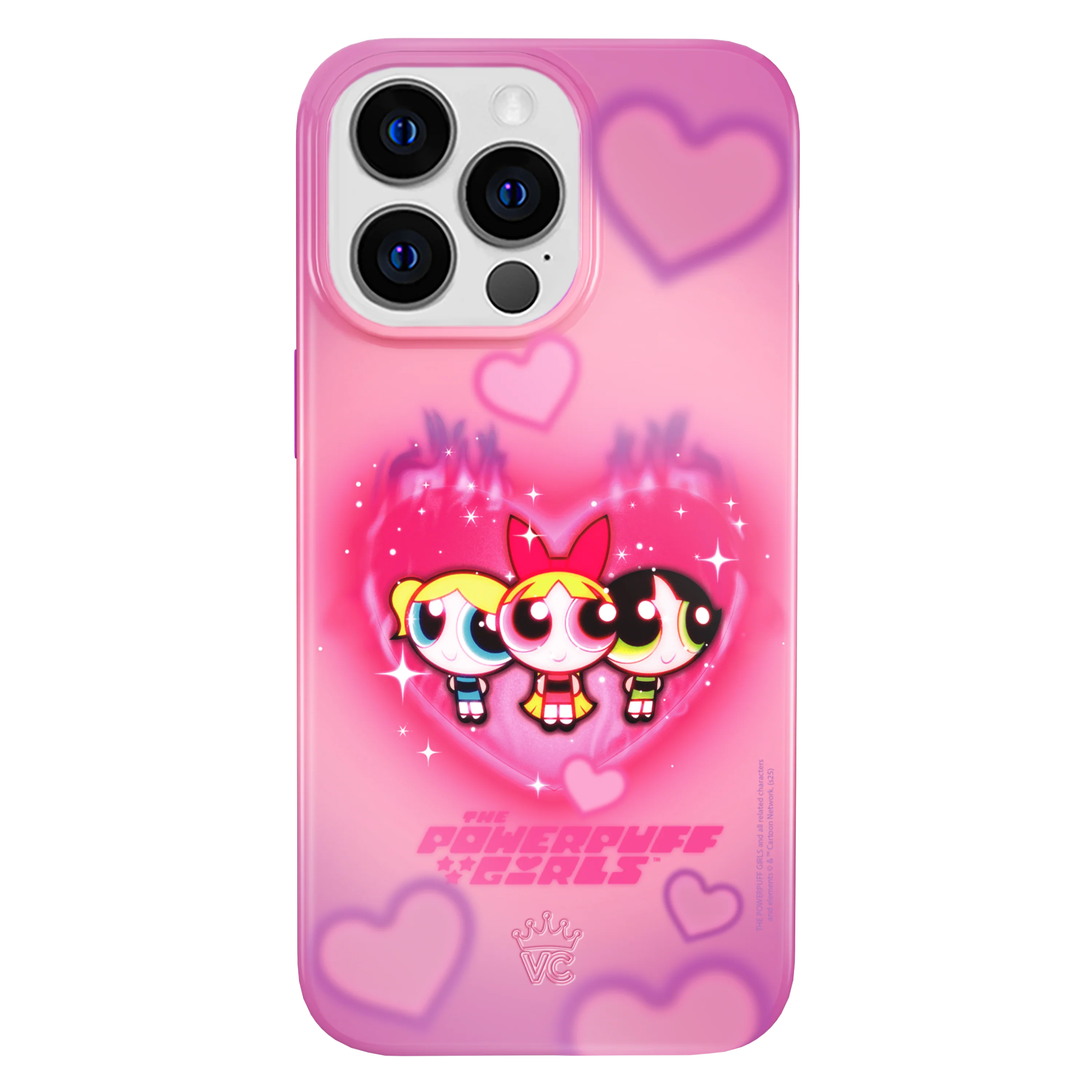 The Powerpuff Girls Airbrush Hearts iPhone Case - Image 85