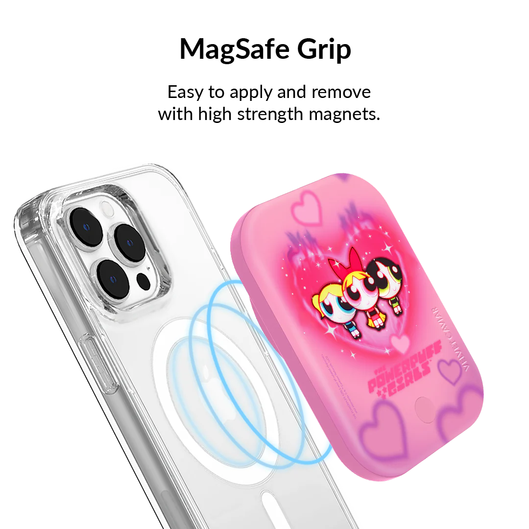 The Powerpuff Girls Airbrush Hearts MagSafe Battery Power Pack - Image 4