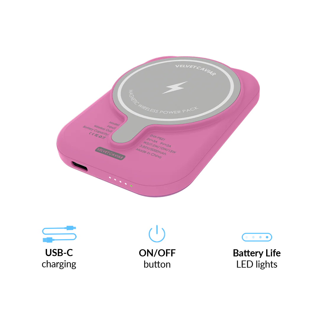 The Powerpuff Girls Airbrush Hearts MagSafe Battery Power Pack - Image 6