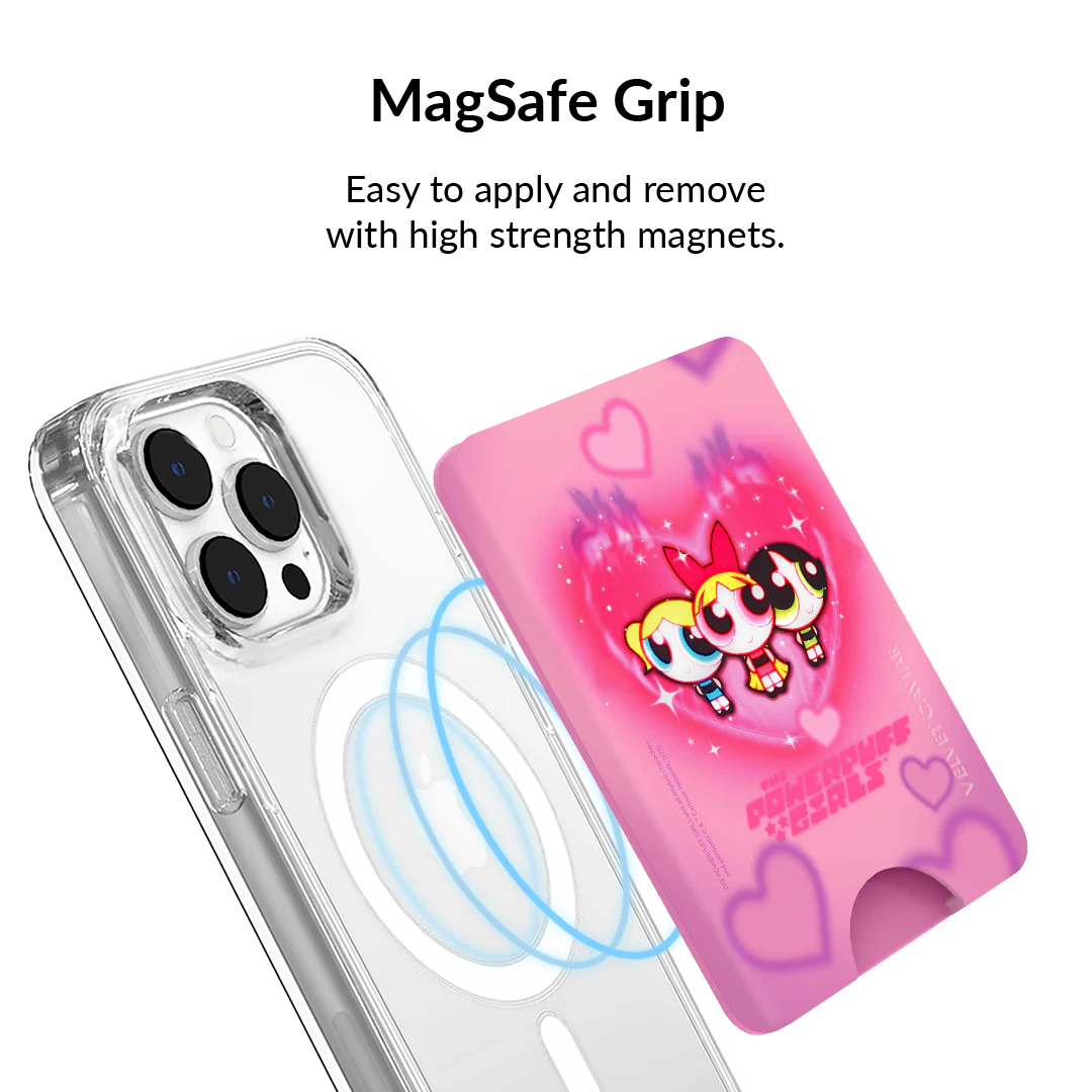 The Powerpuff Girls Airbrush Hearts MagSafe Wallet - Image 4