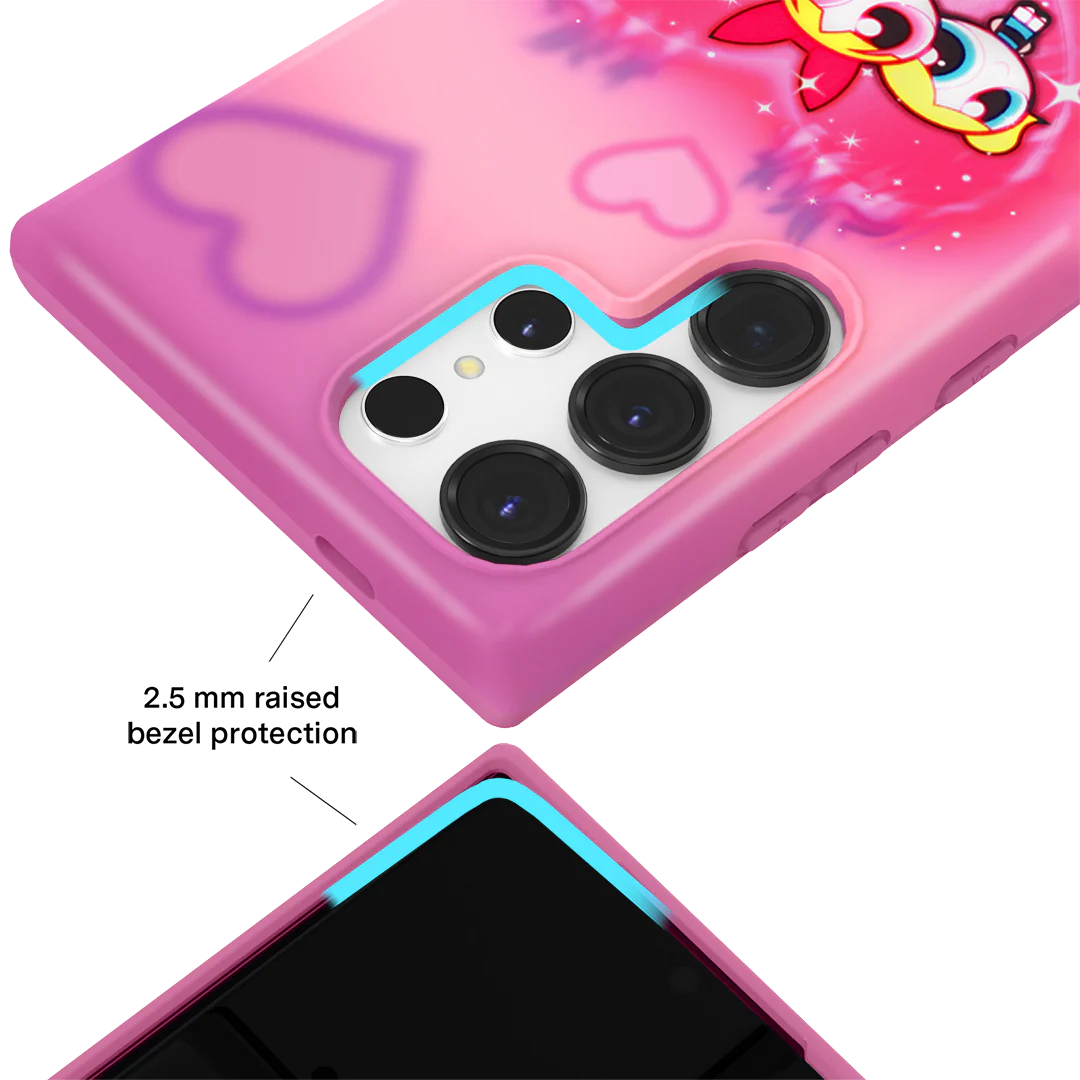 The Powerpuff Girls Airbrush Hearts Samsung Case - Image 38