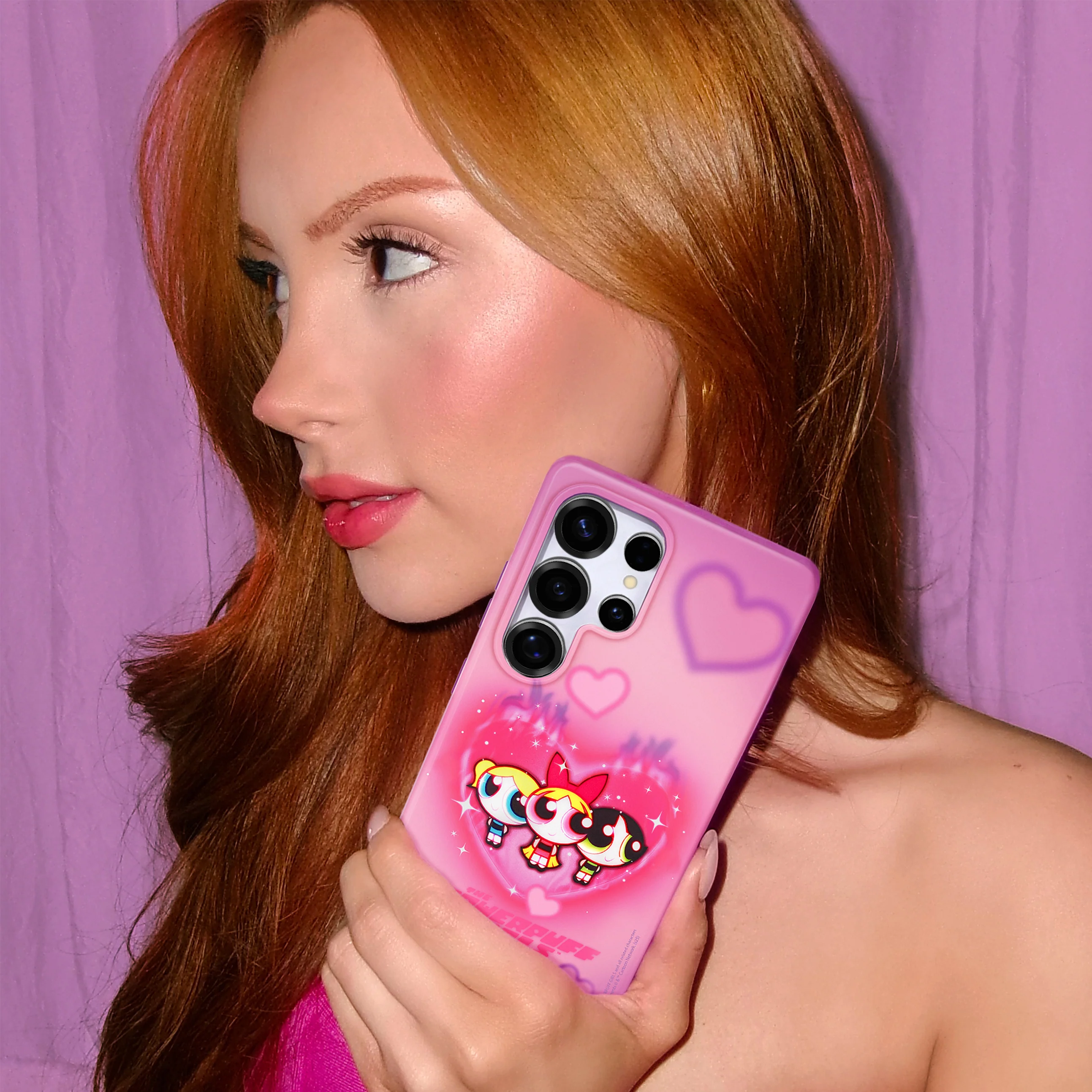 The Powerpuff Girls Airbrush Hearts Samsung Case - Image 44