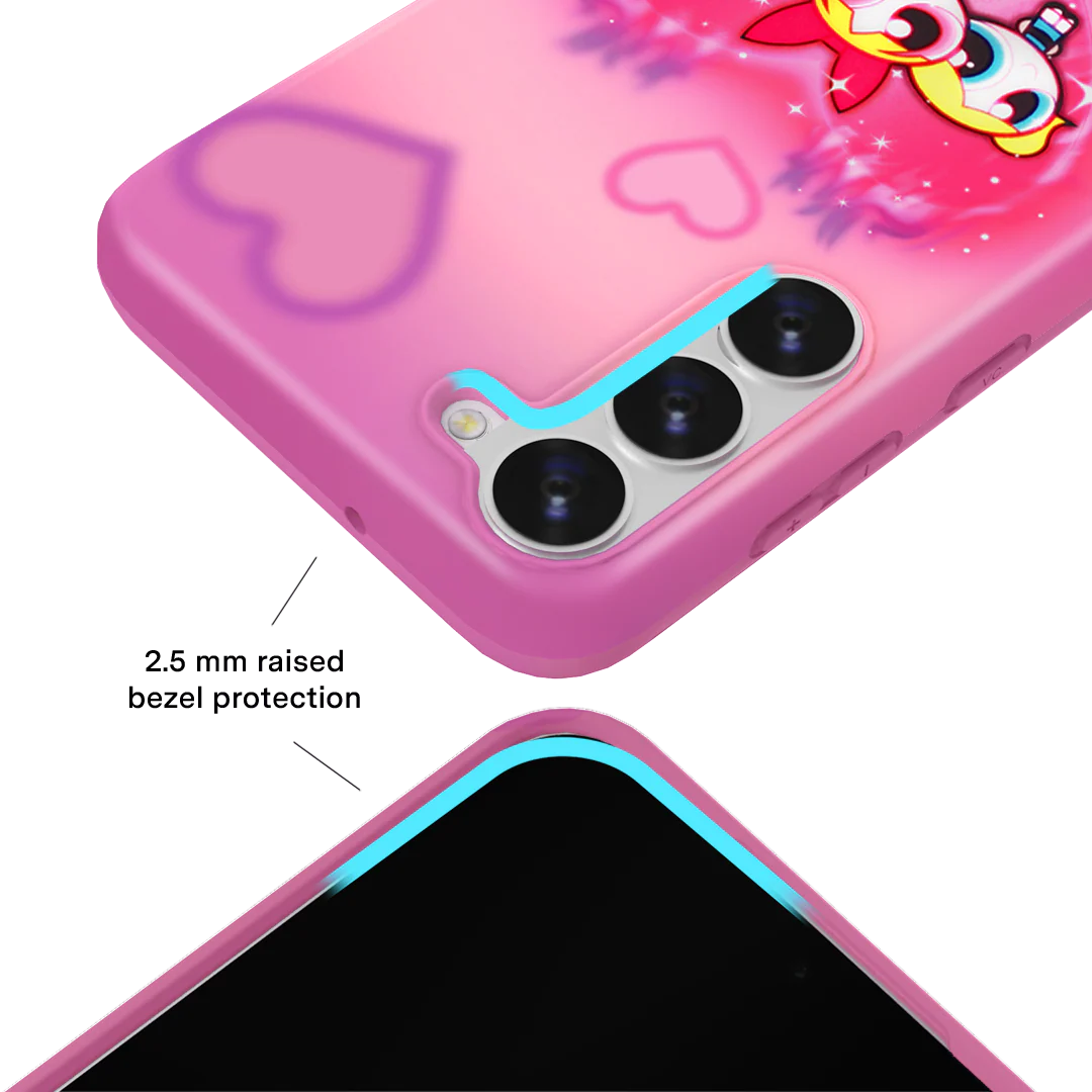 The Powerpuff Girls Airbrush Hearts Samsung Case - Image 52