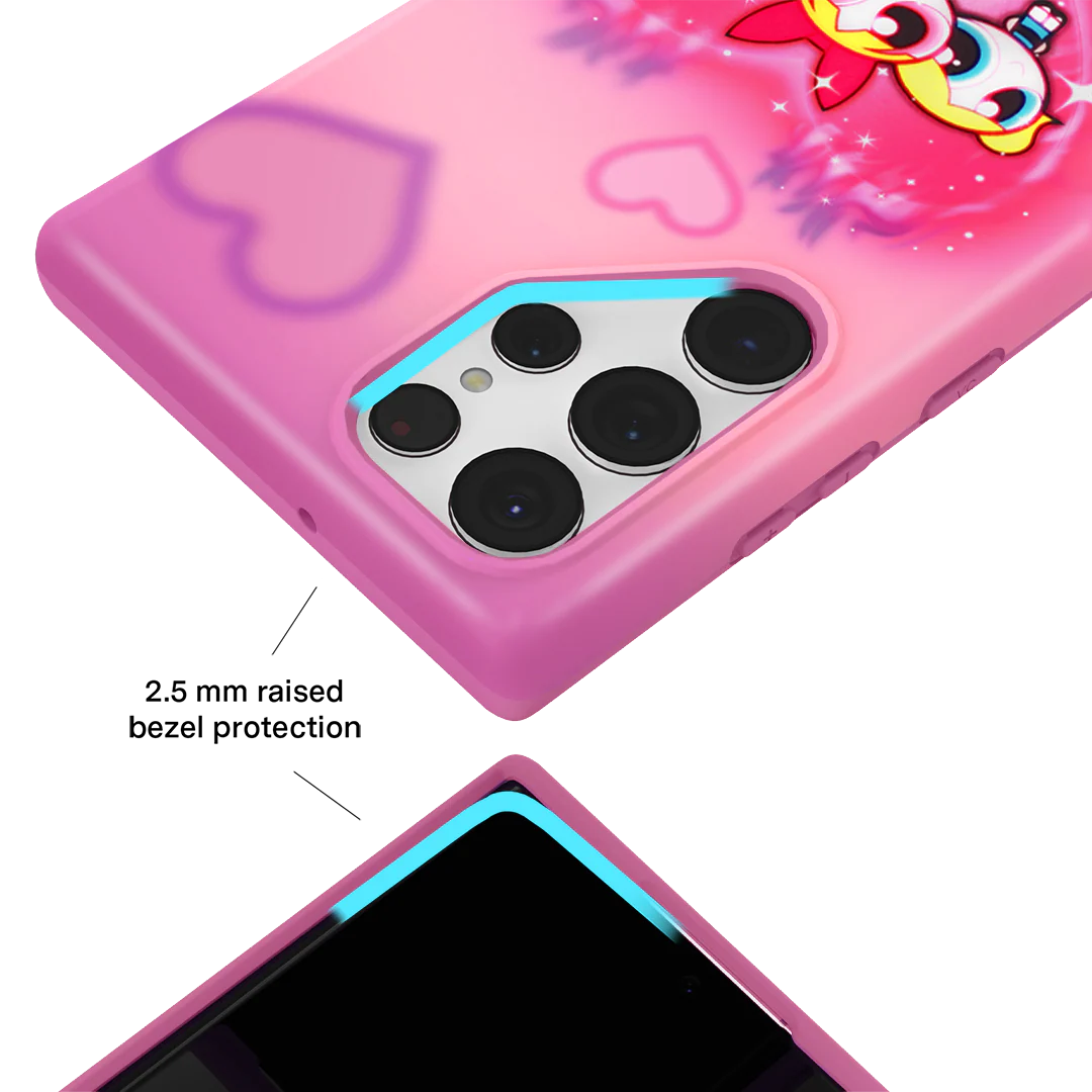 The Powerpuff Girls Airbrush Hearts Samsung Case - Image 80