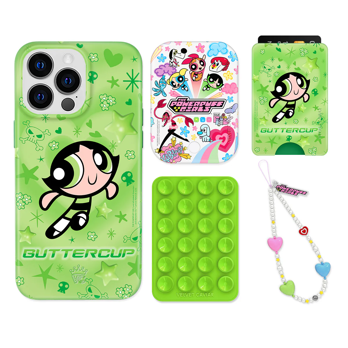 The Powerpuff Girls Buttercup iPhone Bundle Set - Wallet - Image 10
