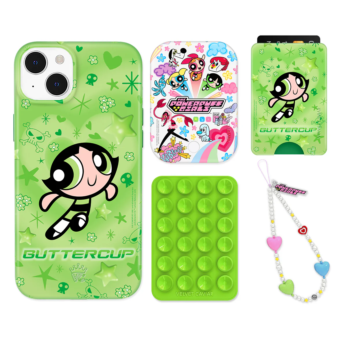 The Powerpuff Girls Buttercup iPhone Bundle Set - Wallet - Image 12