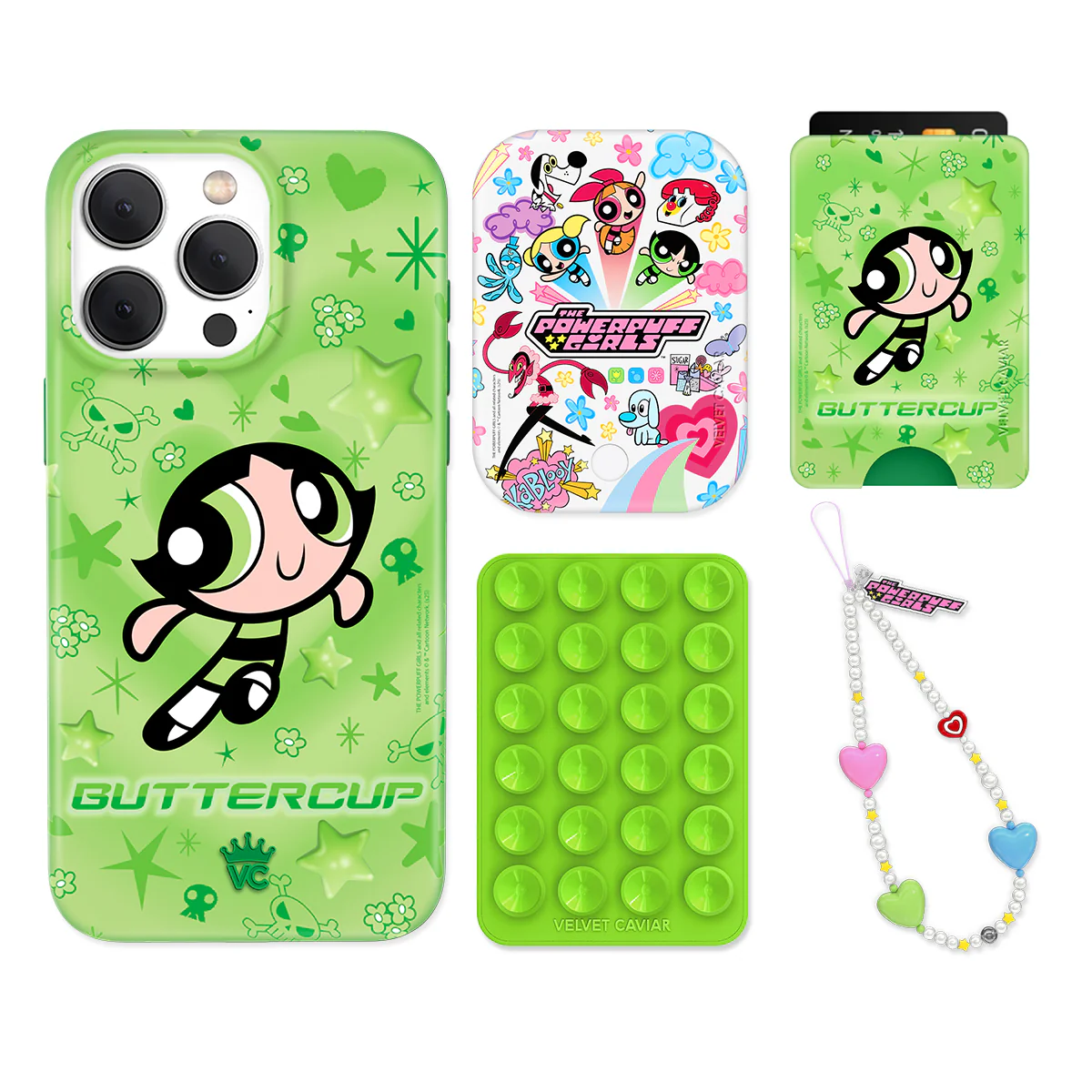 The Powerpuff Girls Buttercup iPhone Bundle Set - Wallet - Image 7