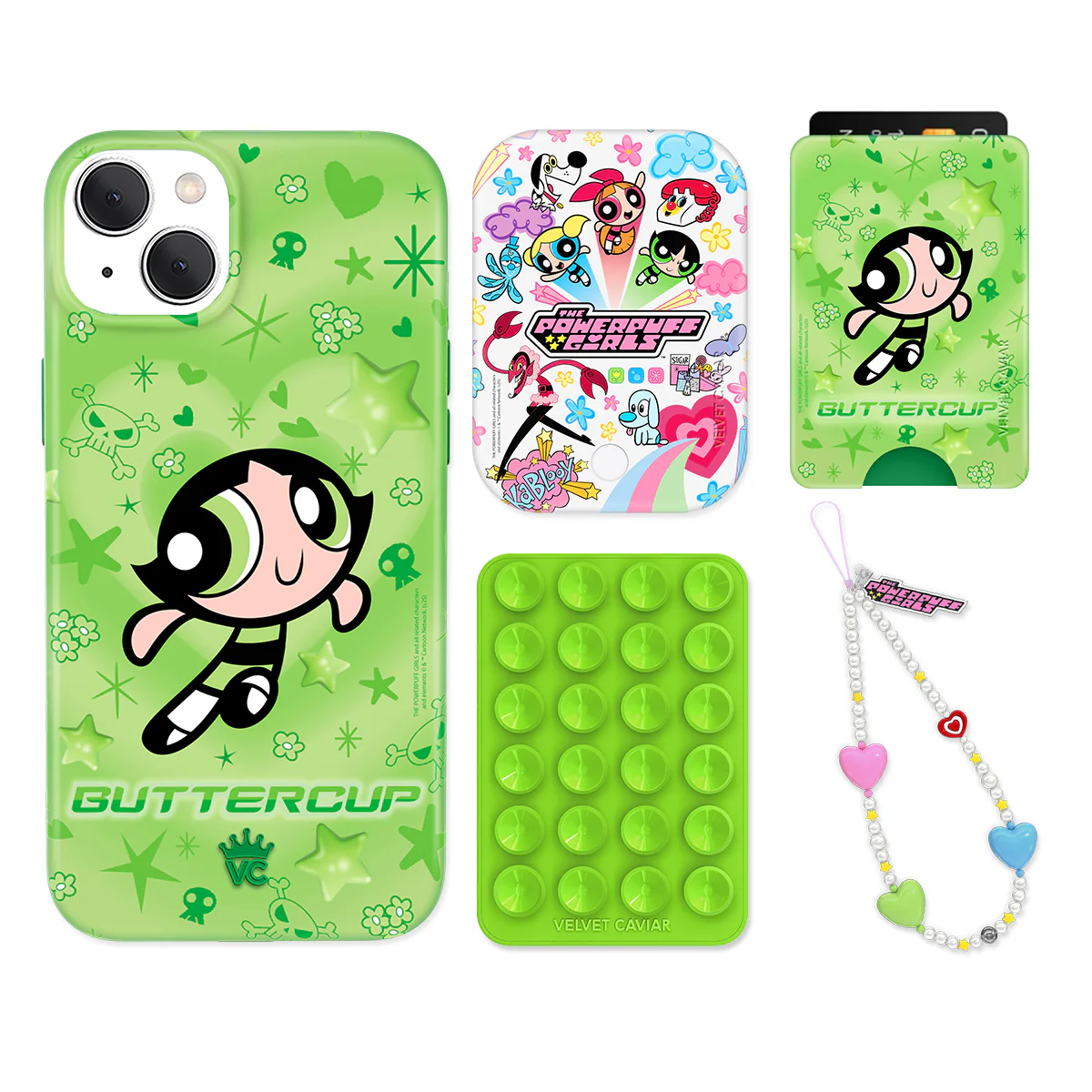The Powerpuff Girls Buttercup iPhone Bundle Set - Wallet - Image 8