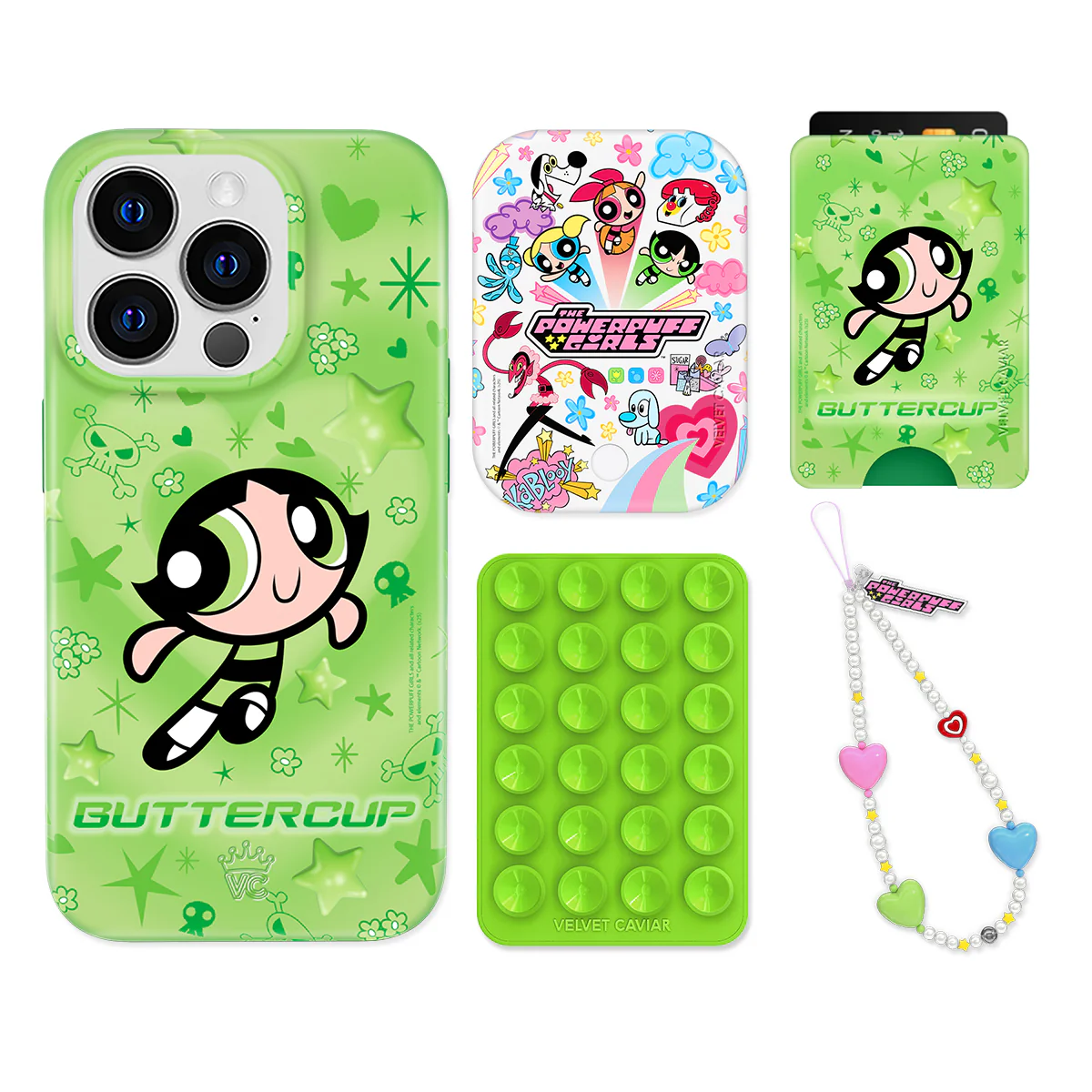 The Powerpuff Girls Buttercup iPhone Bundle Set - Wallet - Image 9