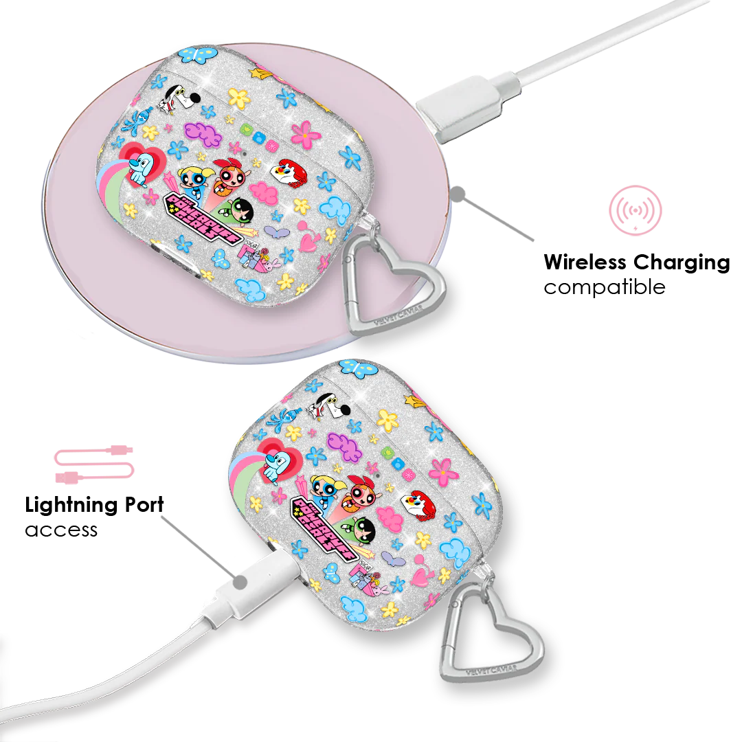 The Powerpuff Girls Girl Power Glitter AirPod Case - Image 14
