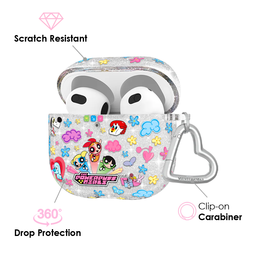 The Powerpuff Girls Girl Power Glitter AirPod Case - Image 18