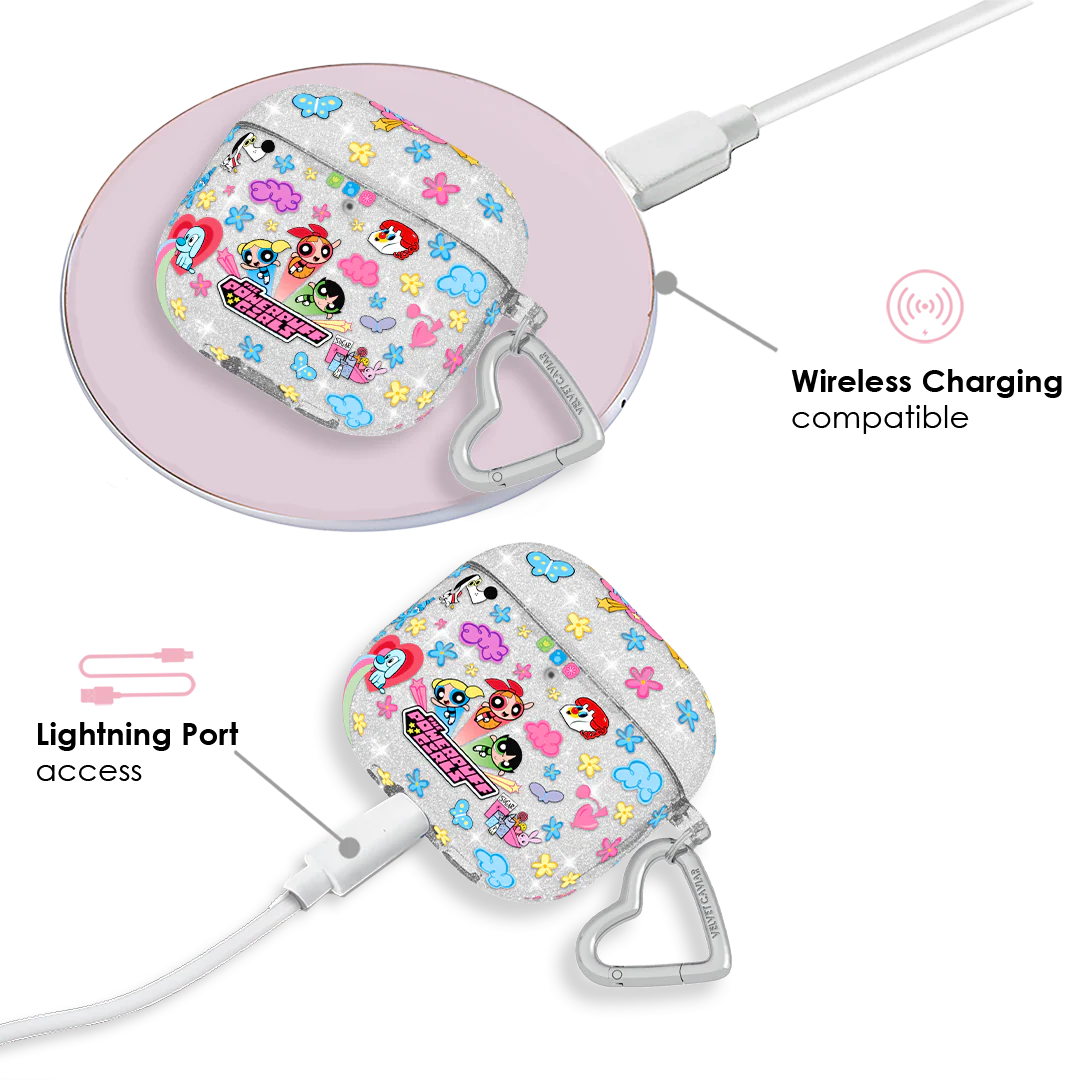 The Powerpuff Girls Girl Power Glitter AirPod Case - Image 19