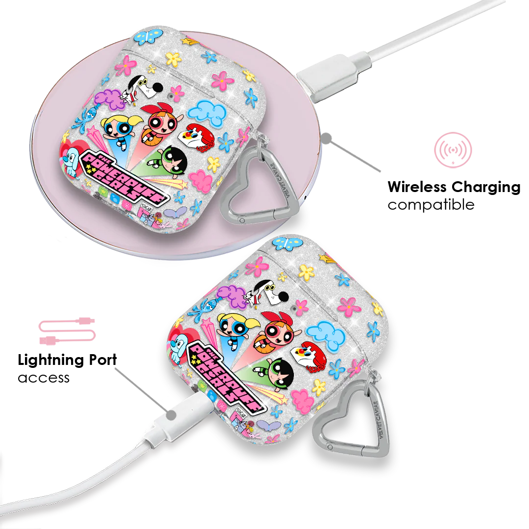 The Powerpuff Girls Girl Power Glitter AirPod Case - Image 4