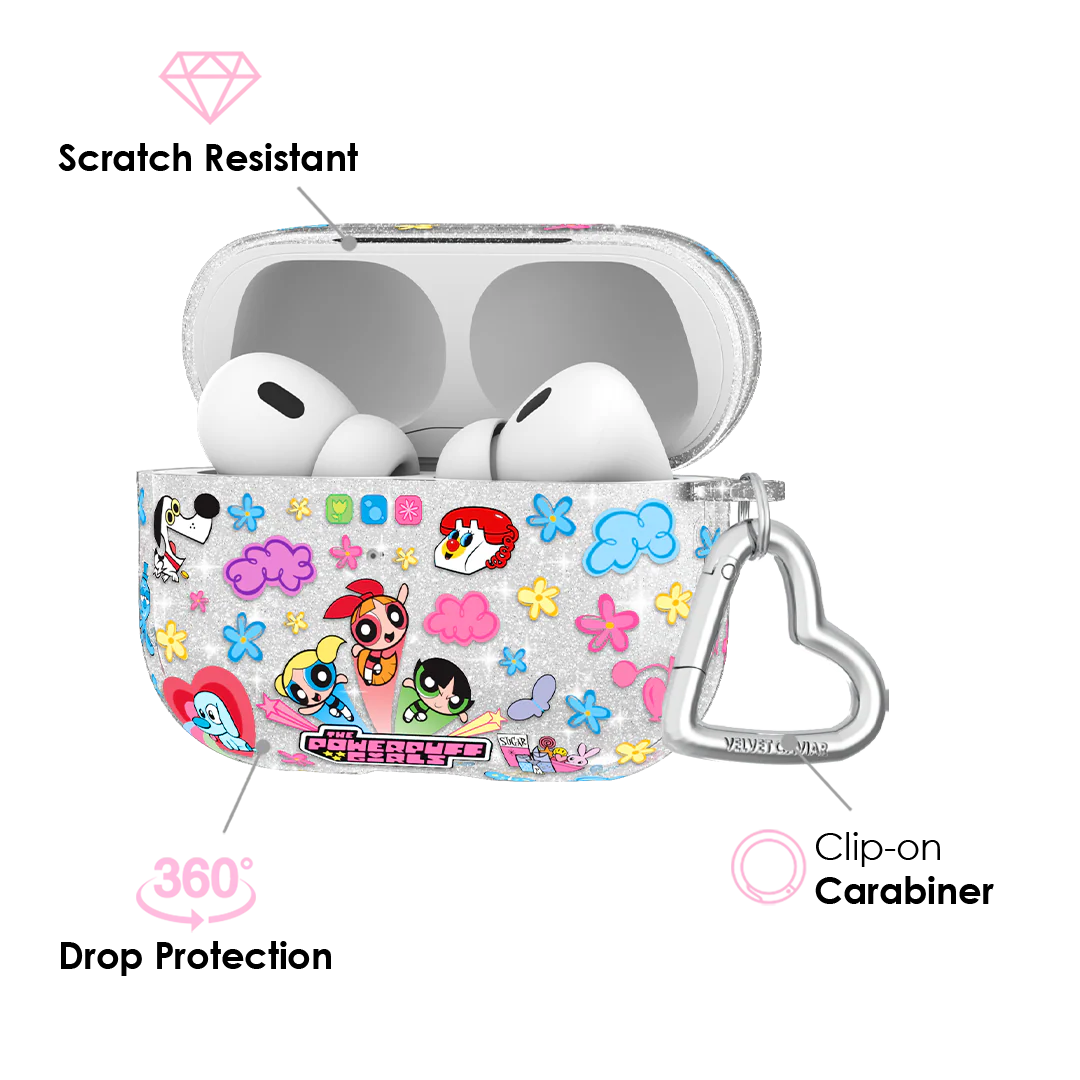 The Powerpuff Girls Girl Power Glitter AirPod Case - Image 8