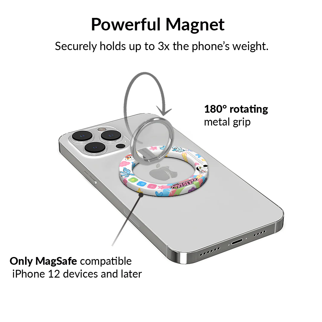 The Powerpuff Girls Girl Power MagSafe Grip Ring - Image 3