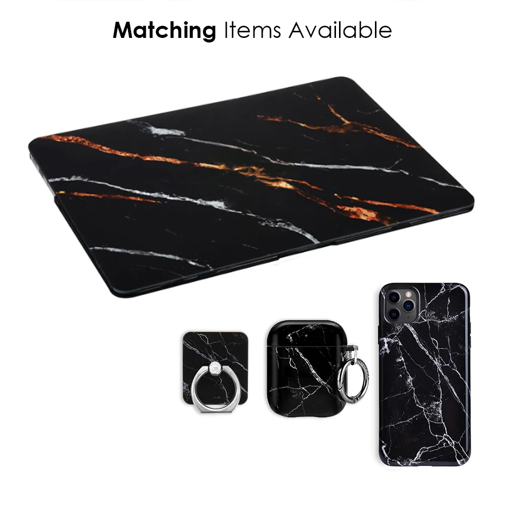 Tiger Black Marble MacBook Case - Image 6
