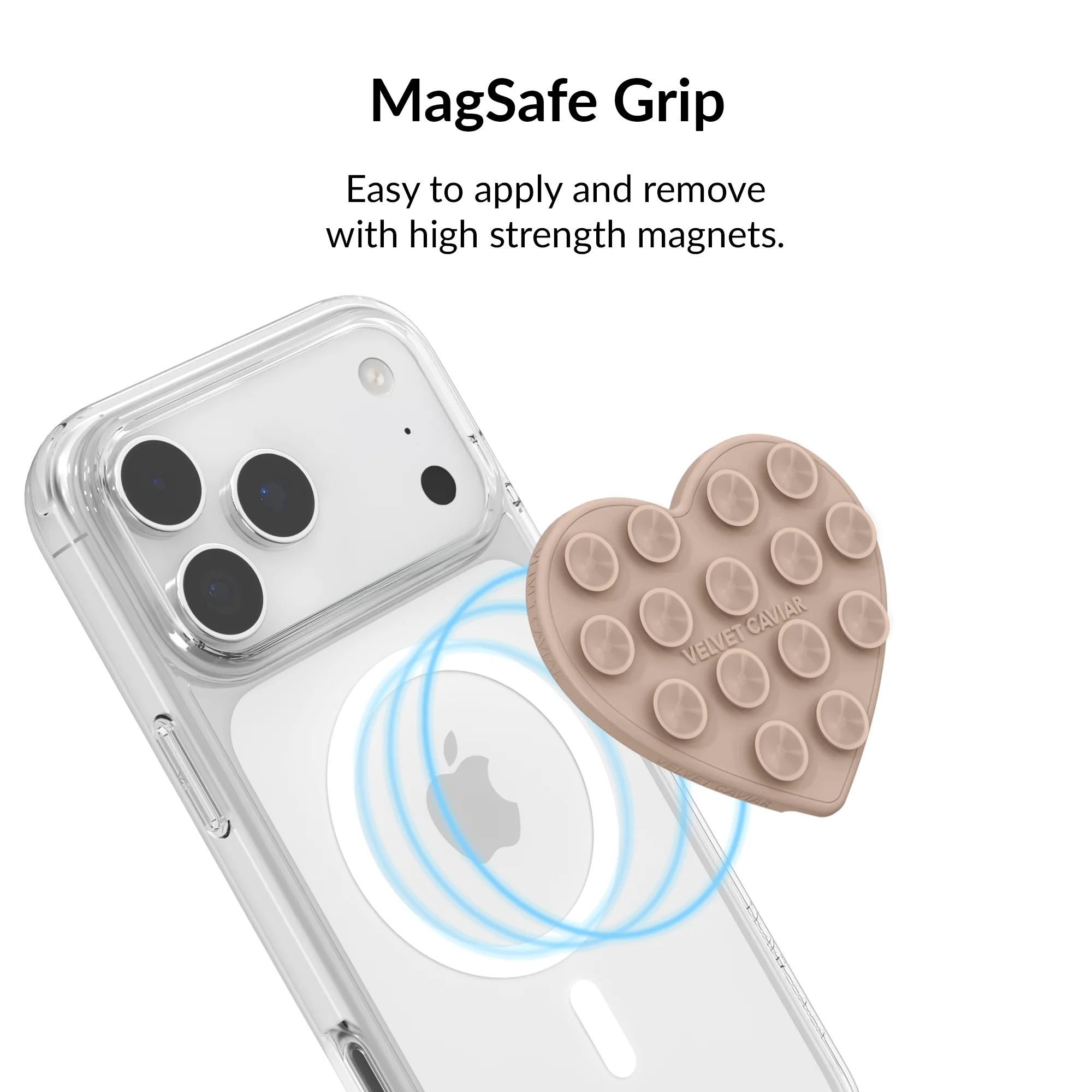 Toasted Almond Heart MagSafe MightyGrip - Image 4