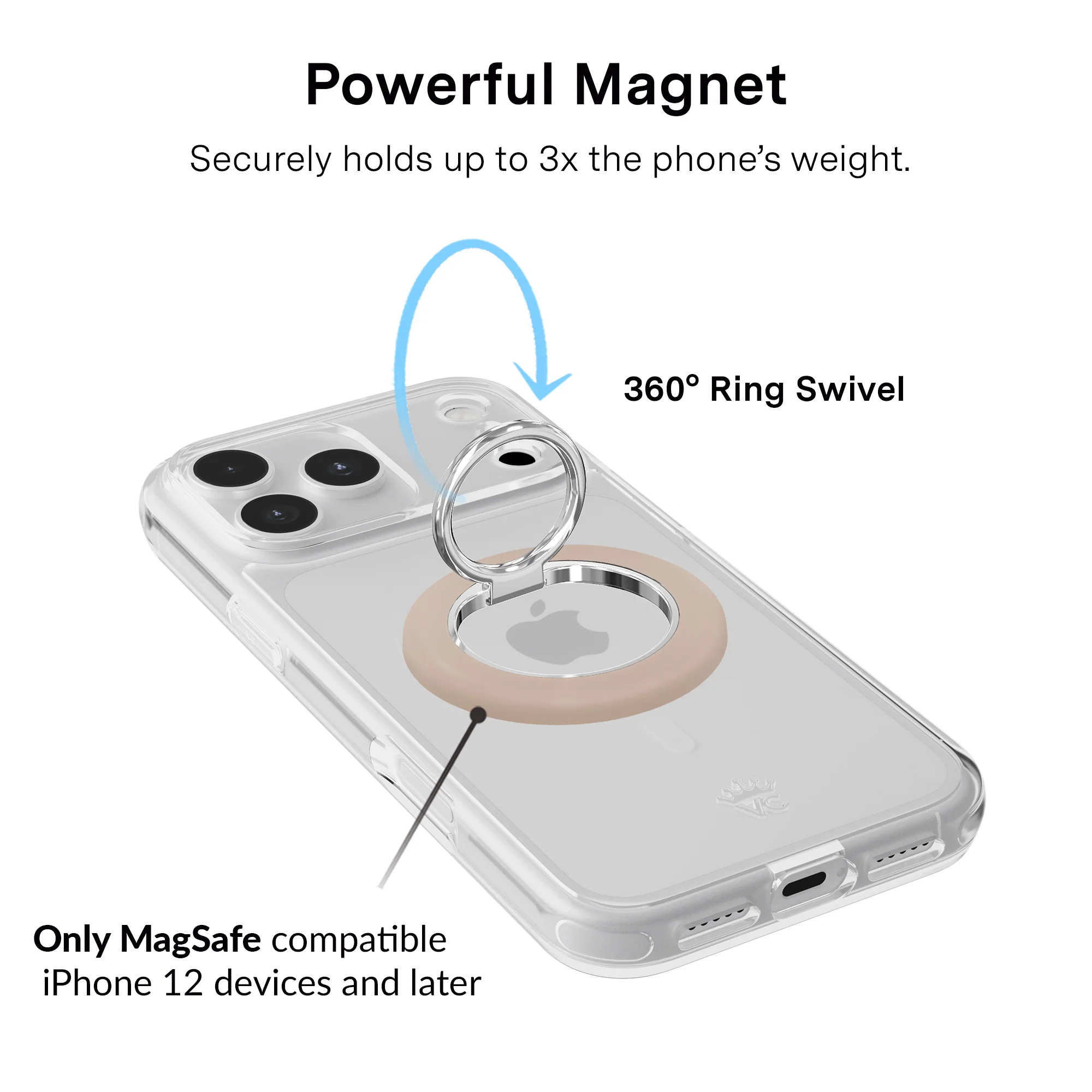 Toasted Almond MagSafe Grip Ring - Image 2