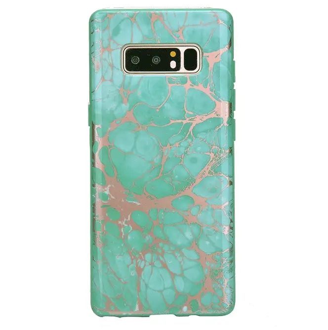 Turquoise Rose Gold Chrome Samsung Galaxy Case - Image 9