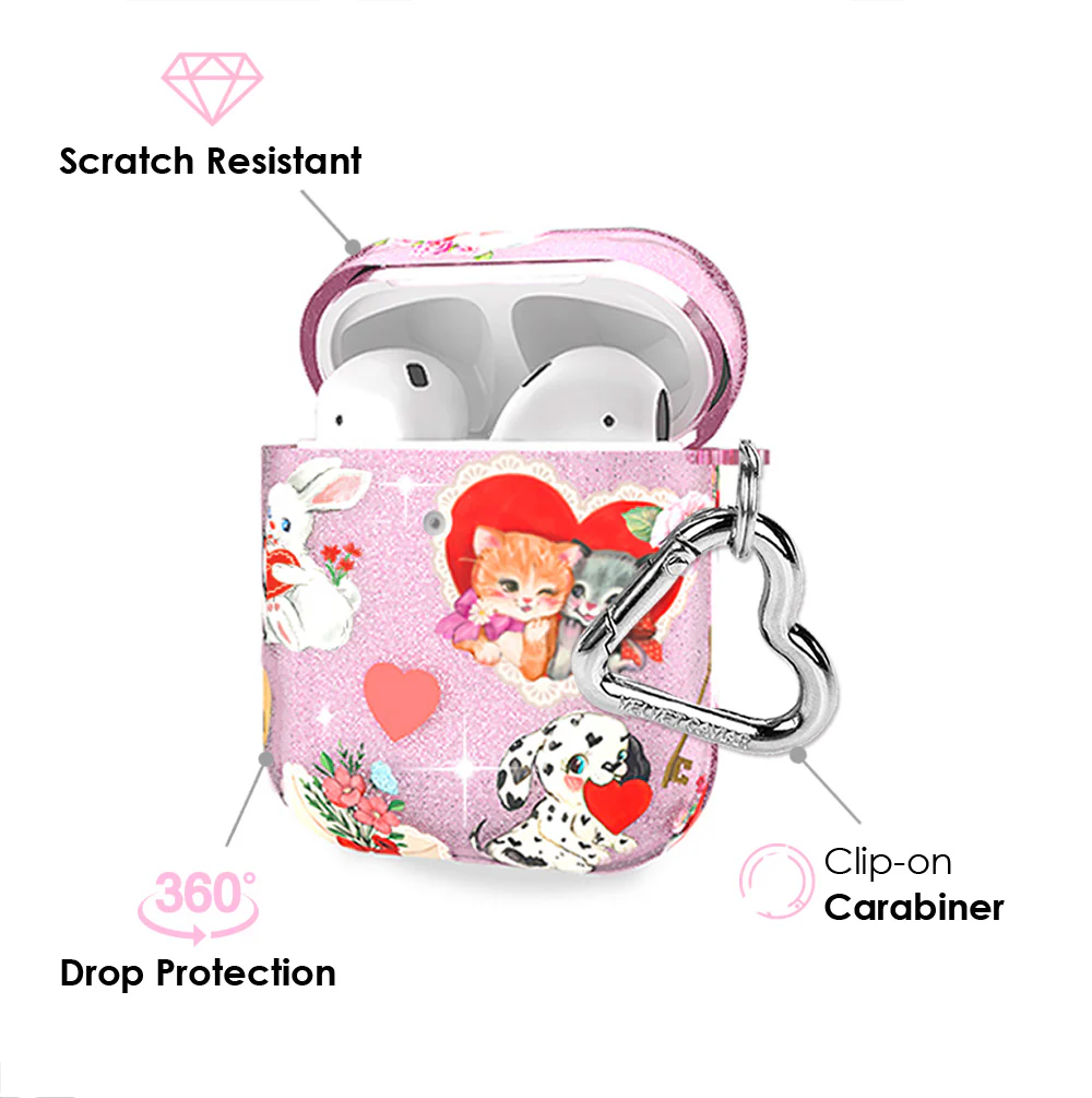 Love Letter Glitter AirPod Case - Image 3