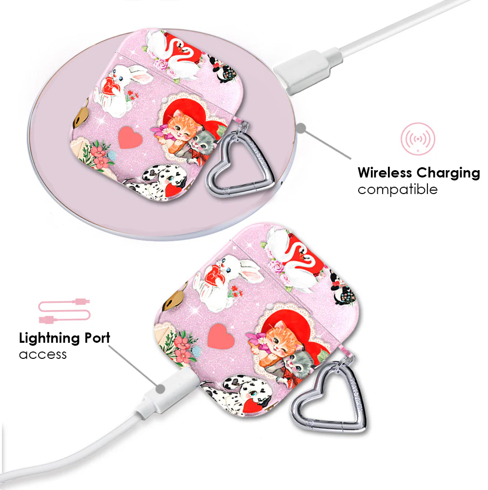 Love Letter Glitter AirPod Case - Image 4